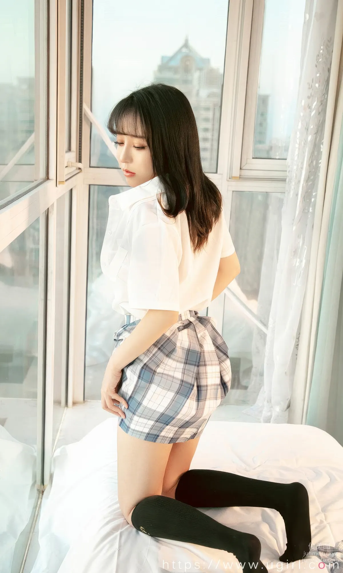 [Ugirls] Ai Youwu No.2929 Bai Yi ada Fragrant Plaid Skirt [35P] photo 22