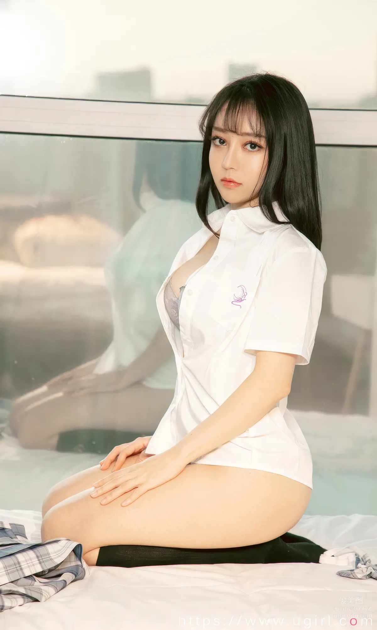 [Ugirls] Ai Youwu No.2929 Bai Yi ada Fragrant Plaid Skirt [35P] photo 25
