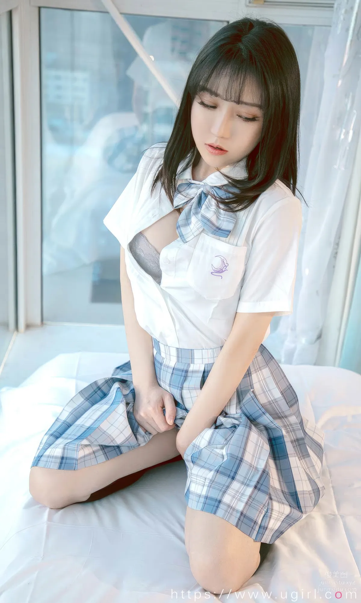 [Ugirls] Ai Youwu No.2929 Bai Yi ada Fragrant Plaid Skirt [35P] photo 33