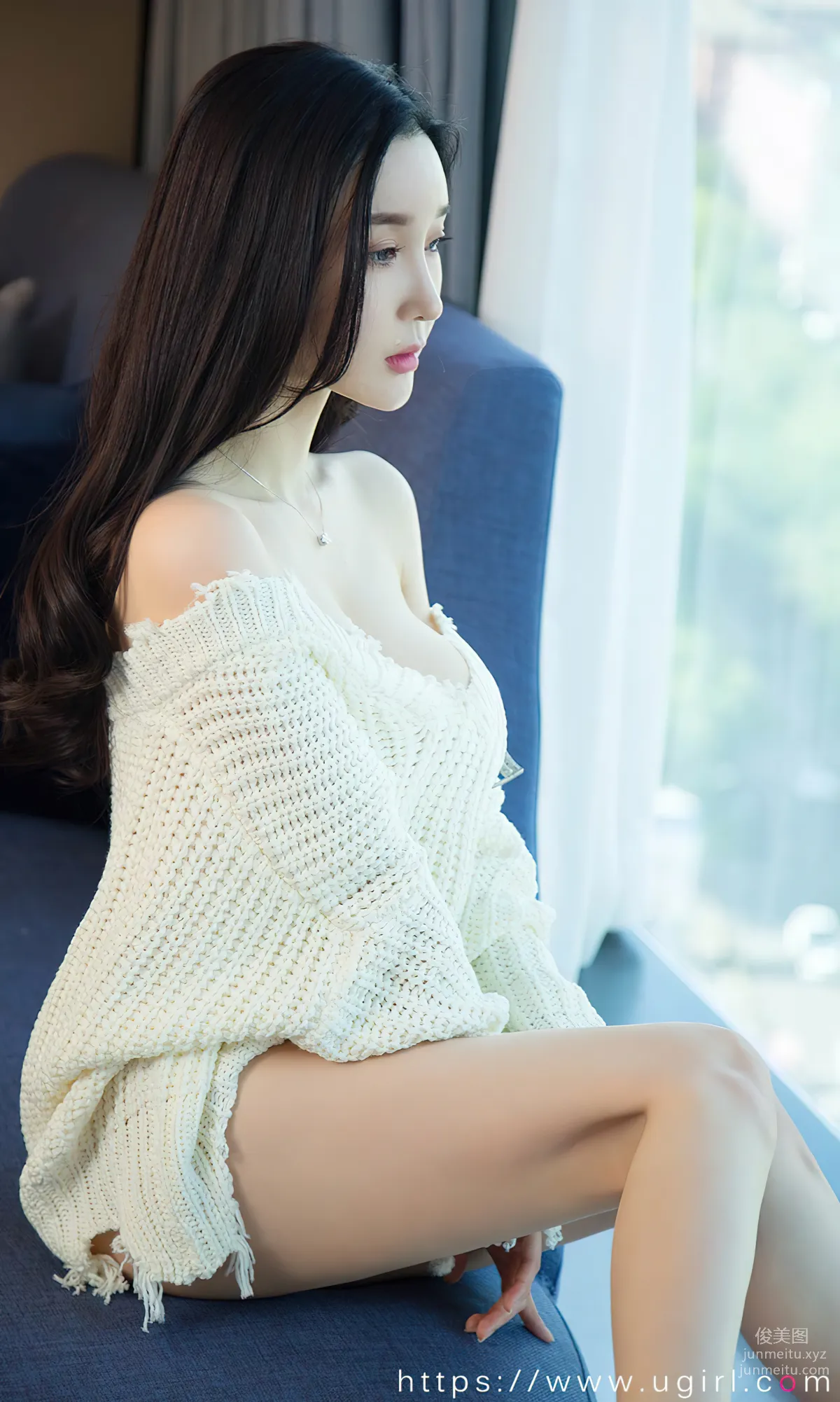 [Ugiris] 2023 NO.2755 White Sweater Xia Mei [35P] photo 11