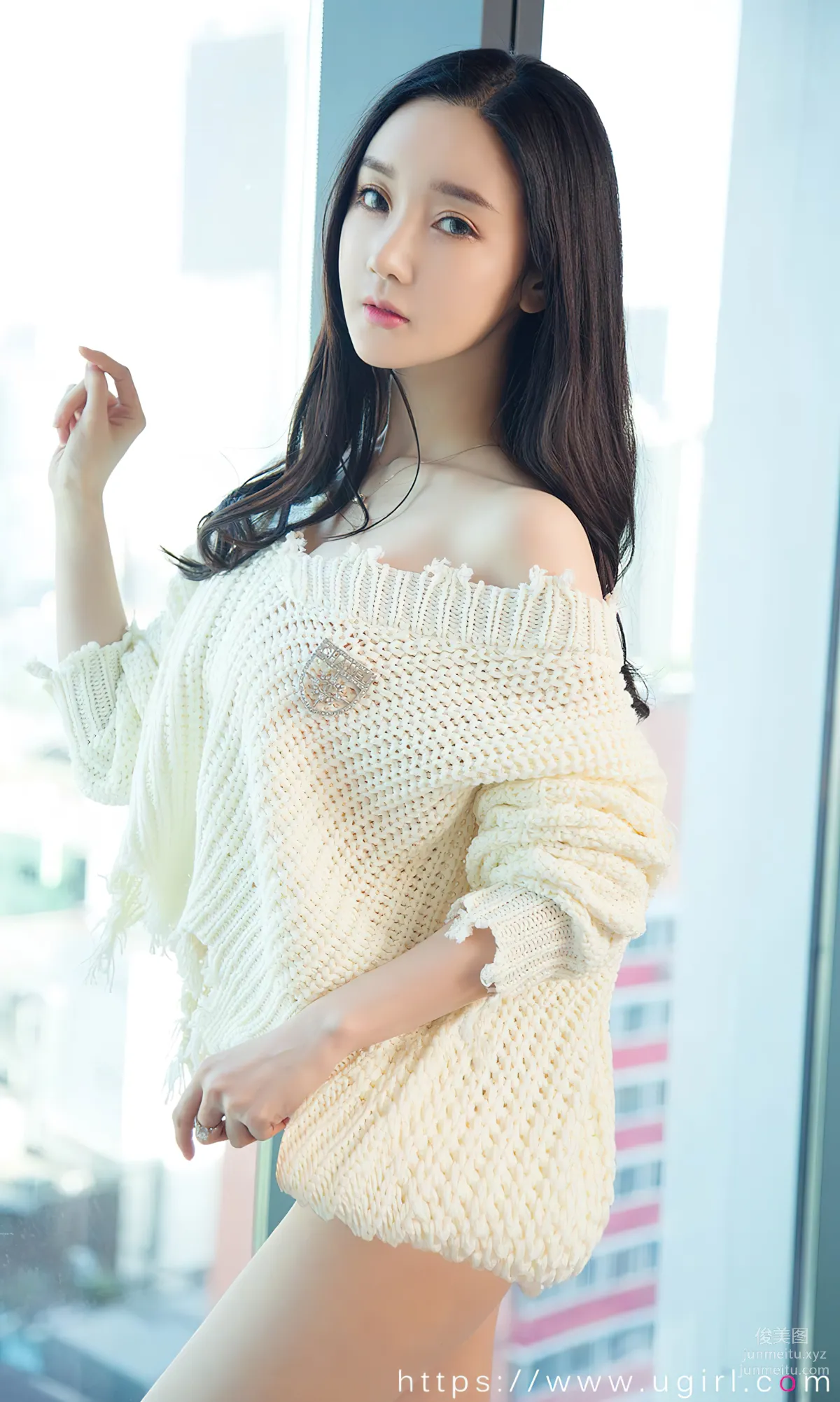 [Ugiris] 2023 NO.2755 White Sweater Xia Mei [35P] photo 18