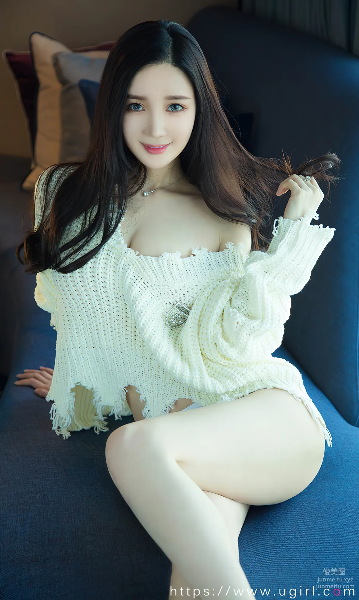 [Ugiris] 2023 NO.2755 White Sweater Xia Mei [35P] photo 31