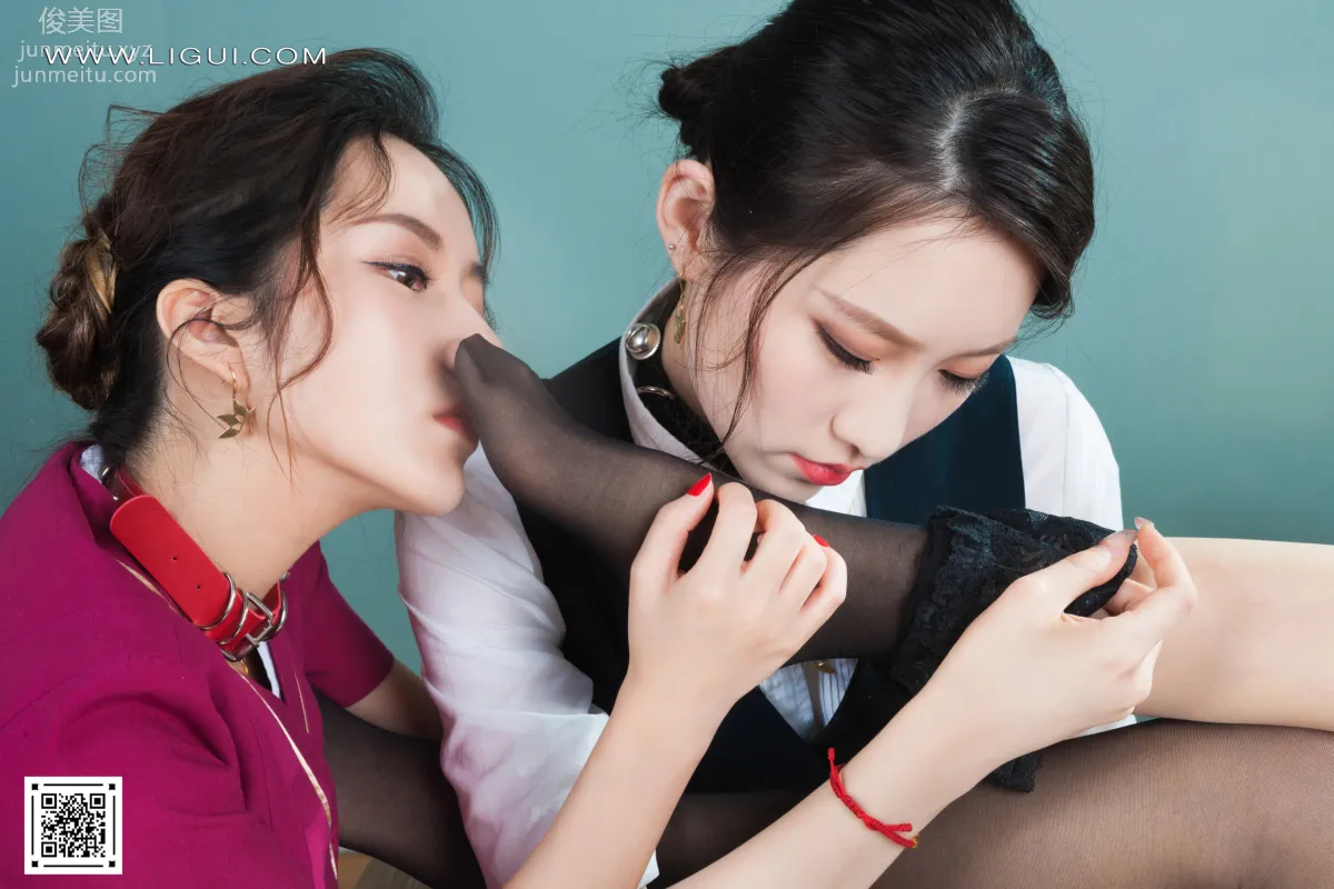 [Ligui] 2022.05.02 Three Lives Three Silks Yang Yang & An Na & Xi Xi photo 31