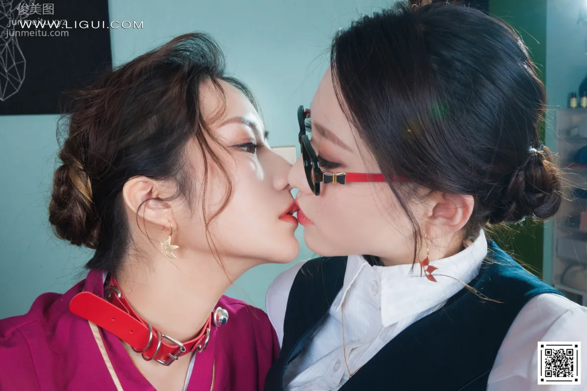 [Ligui] 2022.05.02 Three Lives Three Silks Yang Yang & An Na & Xi Xi photo 43