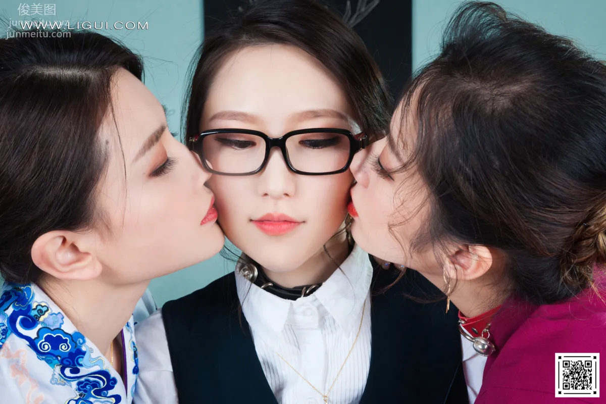 [Ligui] 2022.05.02 Three Lives Three Silks Yang Yang & An Na & Xi Xi photo 59