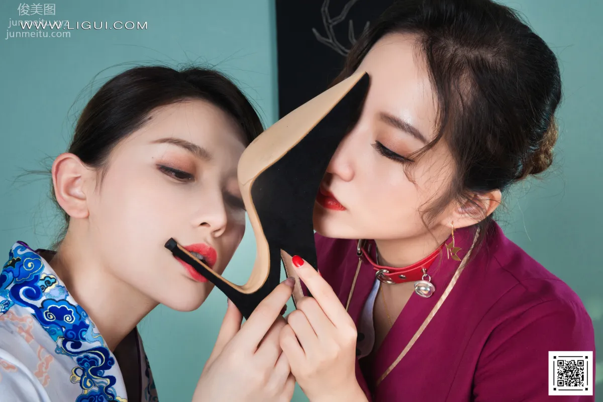 [Ligui] 2022.05.02 Three Lives Three Silks Yang Yang & An Na & Xi Xi photo 67