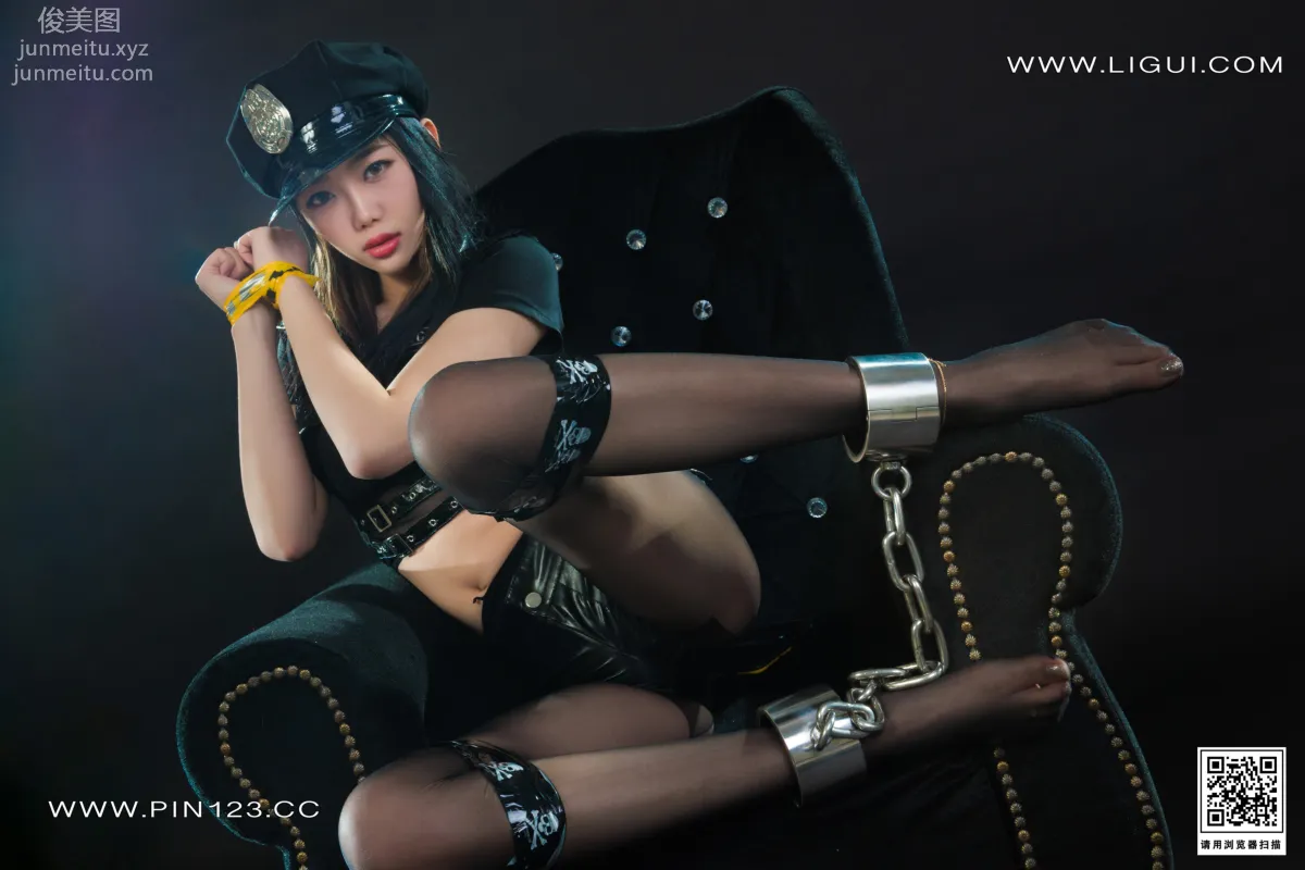 [Ligui] 2022.08.26 Policewoman Falls Xiao Zhixian photo 62