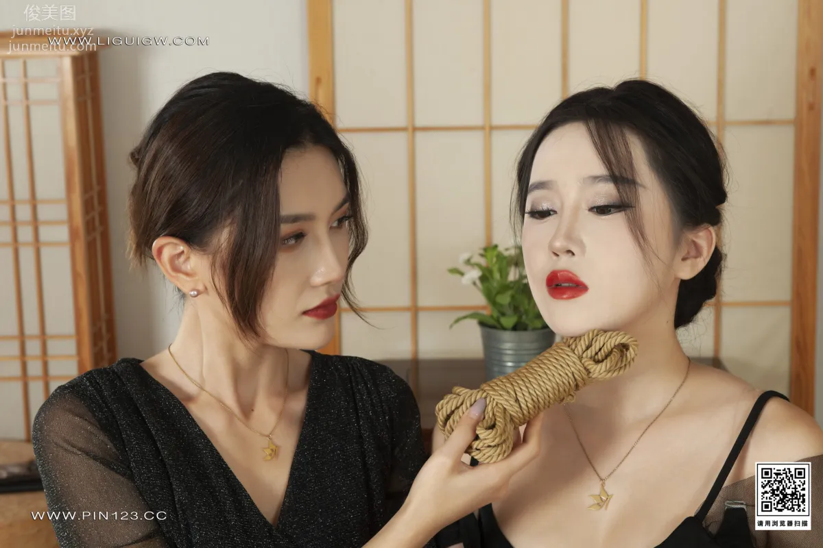 [Ligui] 2023.08.21 Qixi Love Knot Tian Tian & Qiqi photo 5