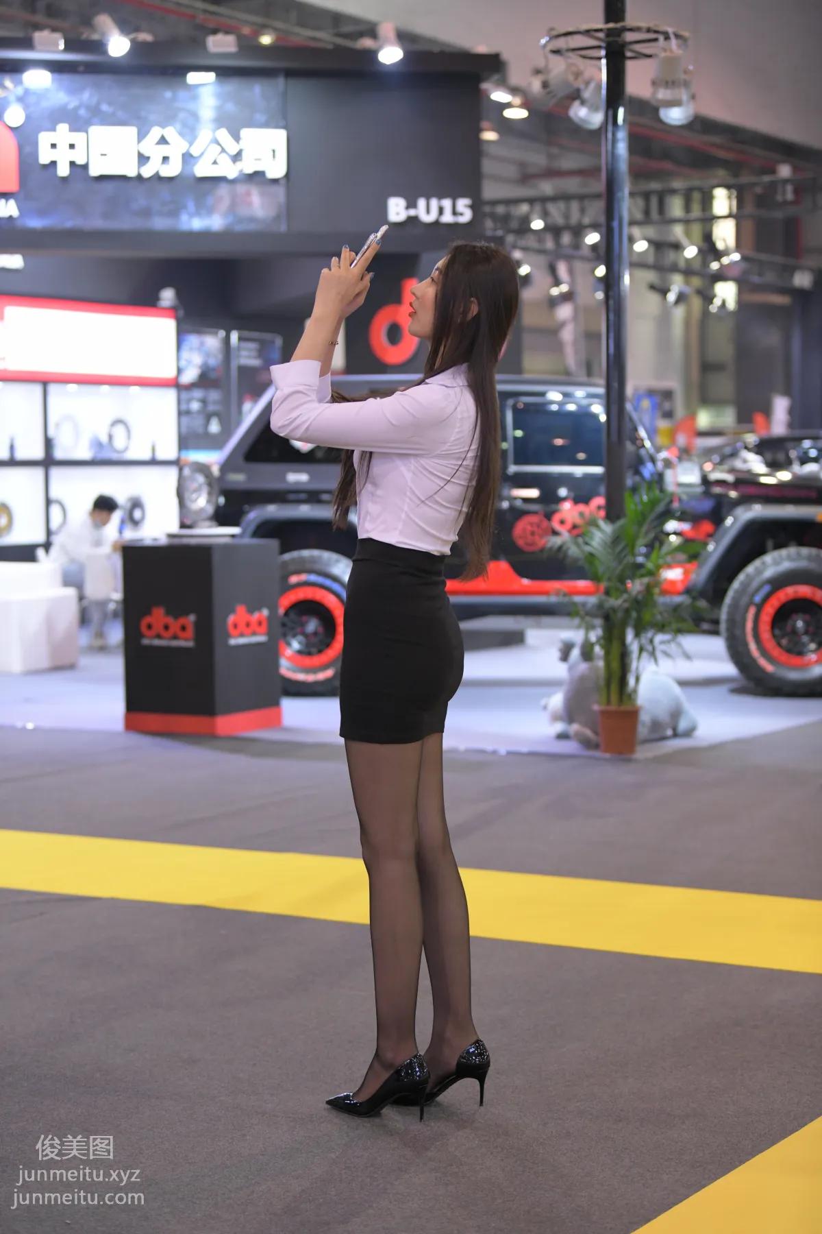 Mojing Street NO.172, Black Stockings Exhibition Model [177P] photo 16