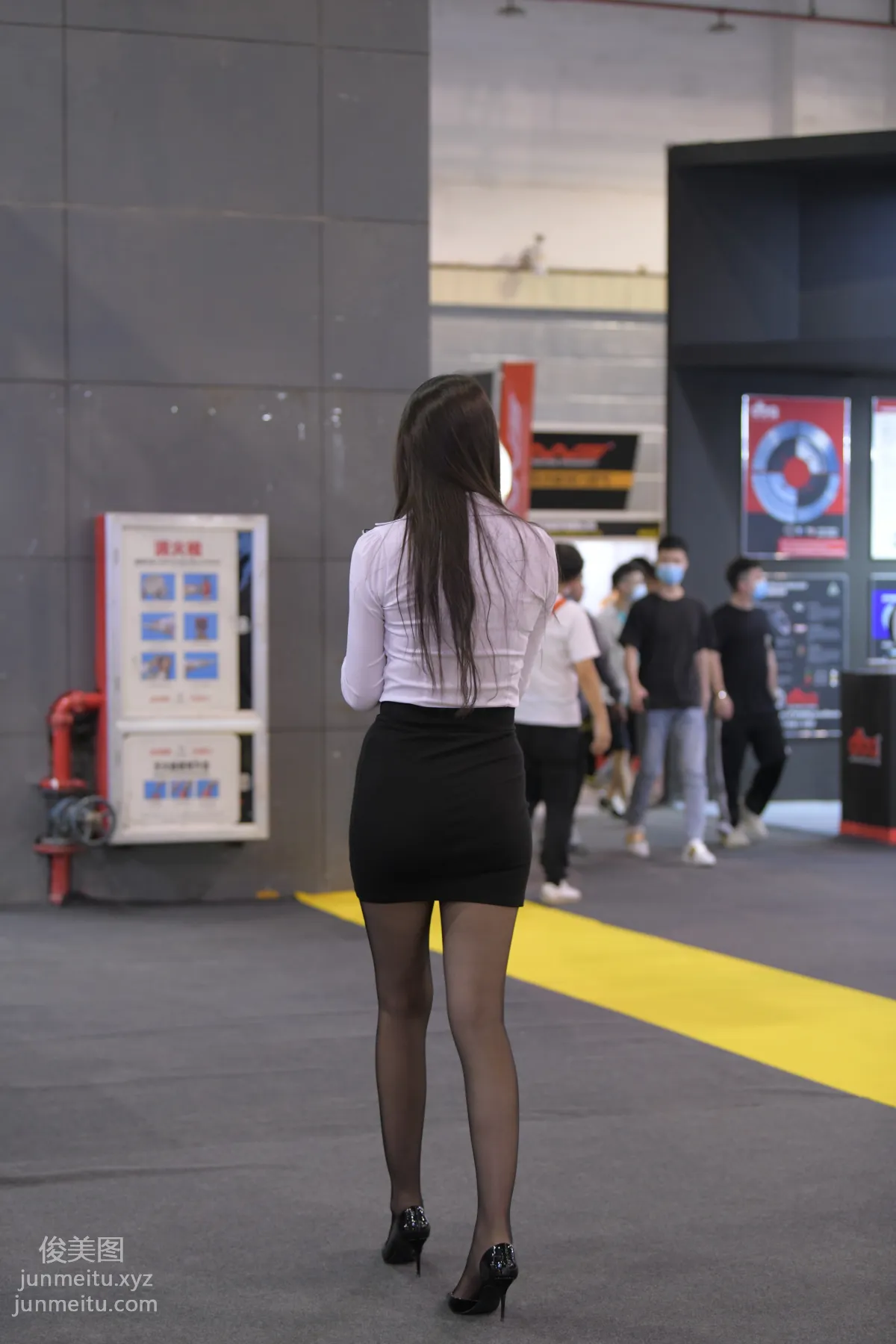 Mojing Street NO.172, Black Stockings Exhibition Model [177P] photo 20