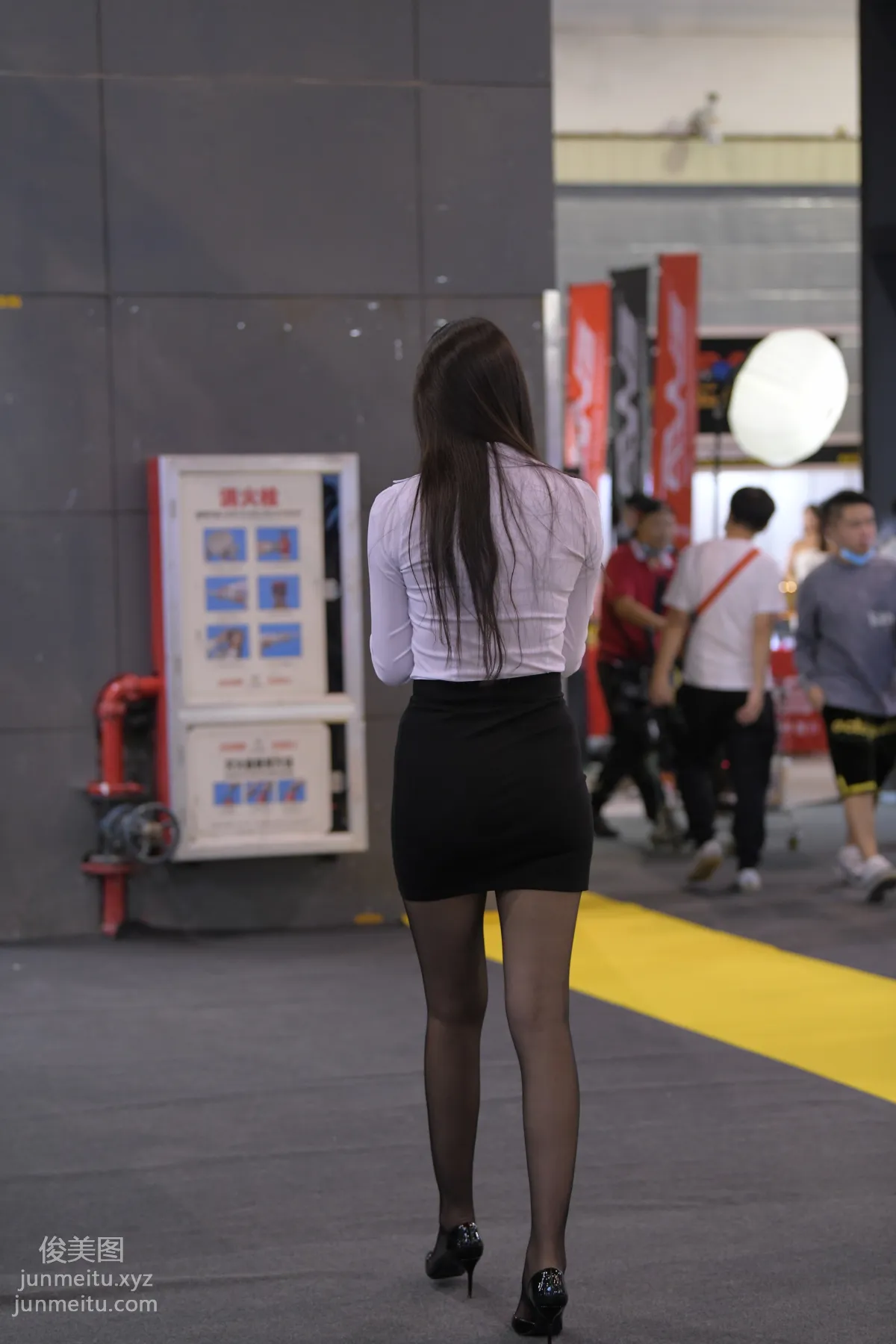 Mojing Street NO.172, Black Stockings Exhibition Model [177P] photo 25