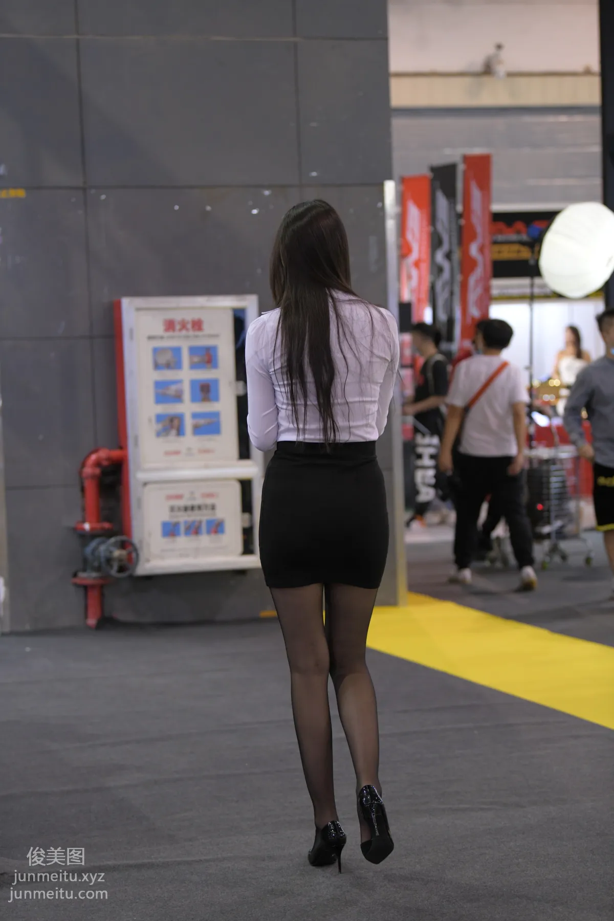 Mojing Street NO.172, Black Stockings Exhibition Model [177P] photo 27
