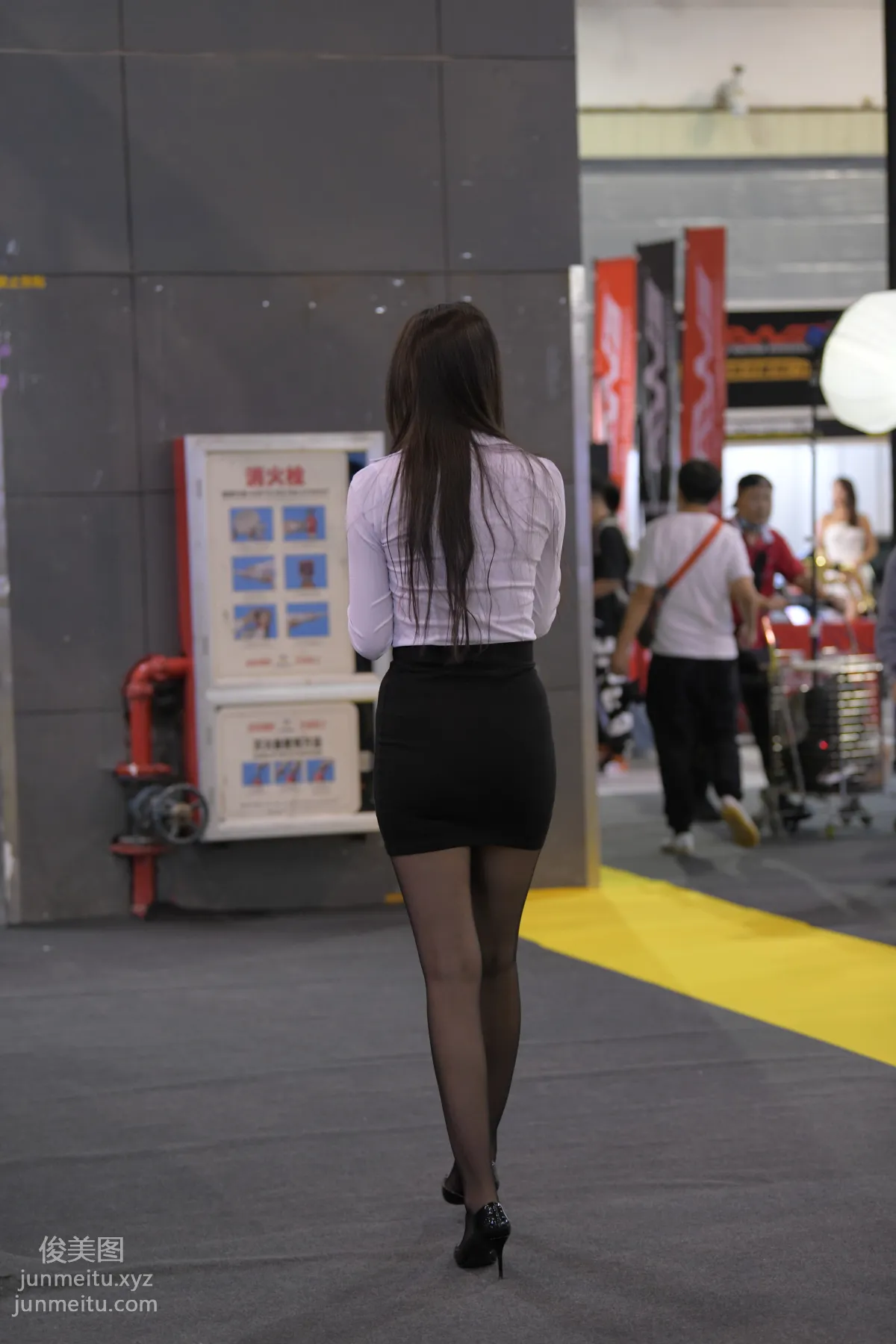 Mojing Street NO.172, Black Stockings Exhibition Model [177P] photo 28
