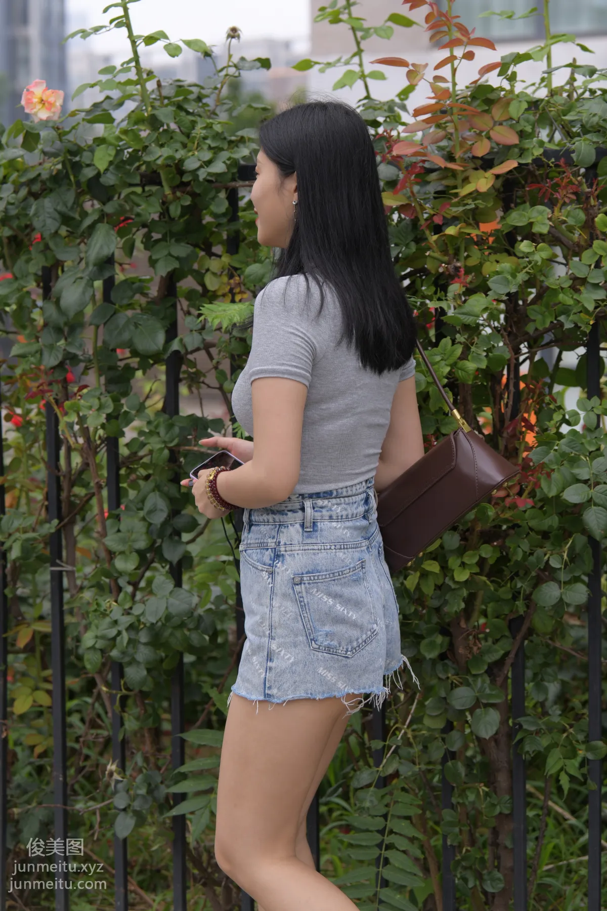 Mojing Street NO.169, A Deer Photography, Denim Short Skirt Beauty [233P] photo 55