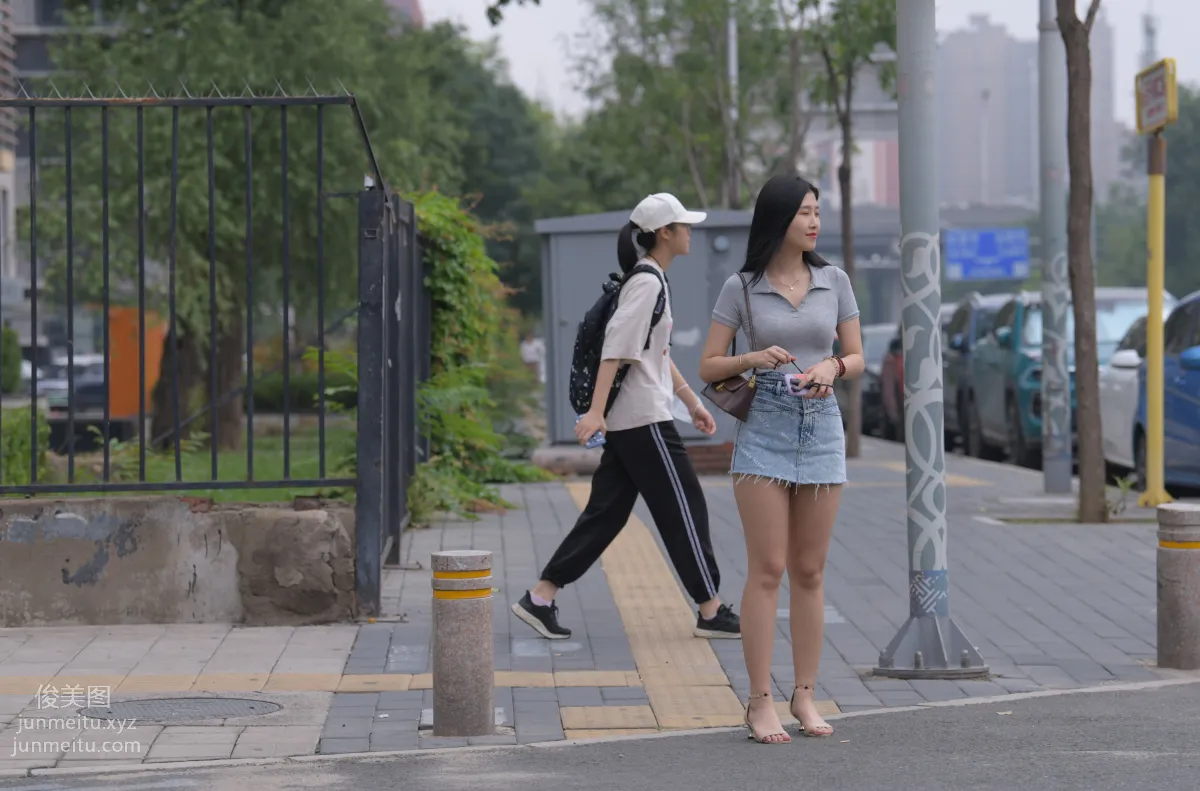 Mojing Street NO.169, A Deer Photography, Denim Short Skirt Beauty [233P] photo 73