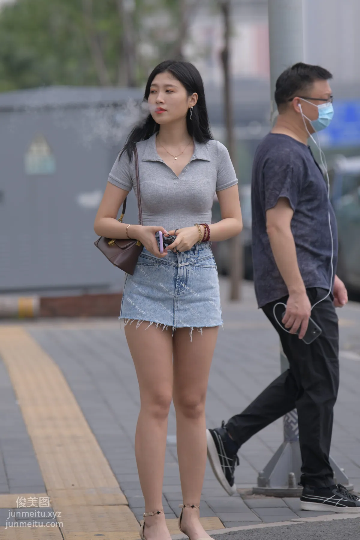Mojing Street NO.169, A Deer Photography, Denim Short Skirt Beauty [233P] photo 74
