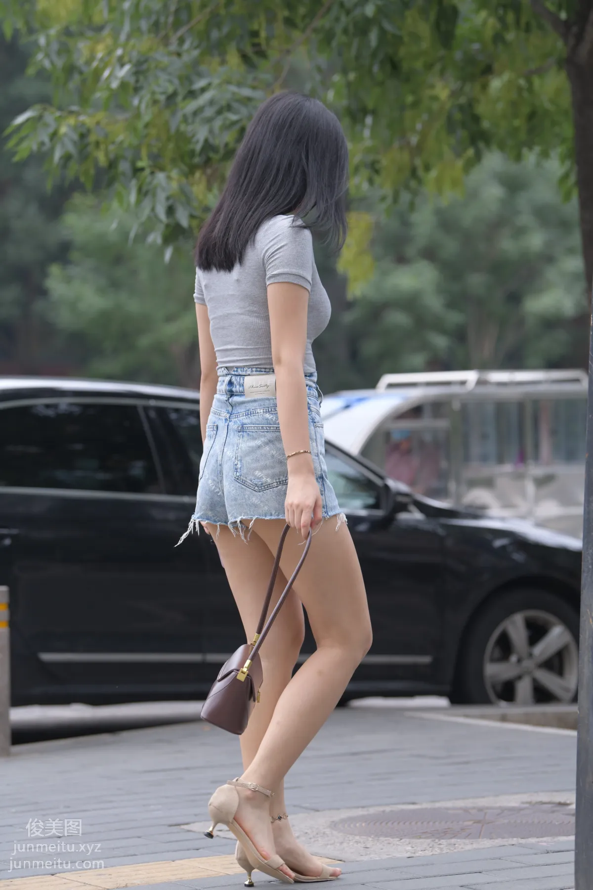 Mojing Street NO.169, A Deer Photography, Denim Short Skirt Beauty [233P] photo 89