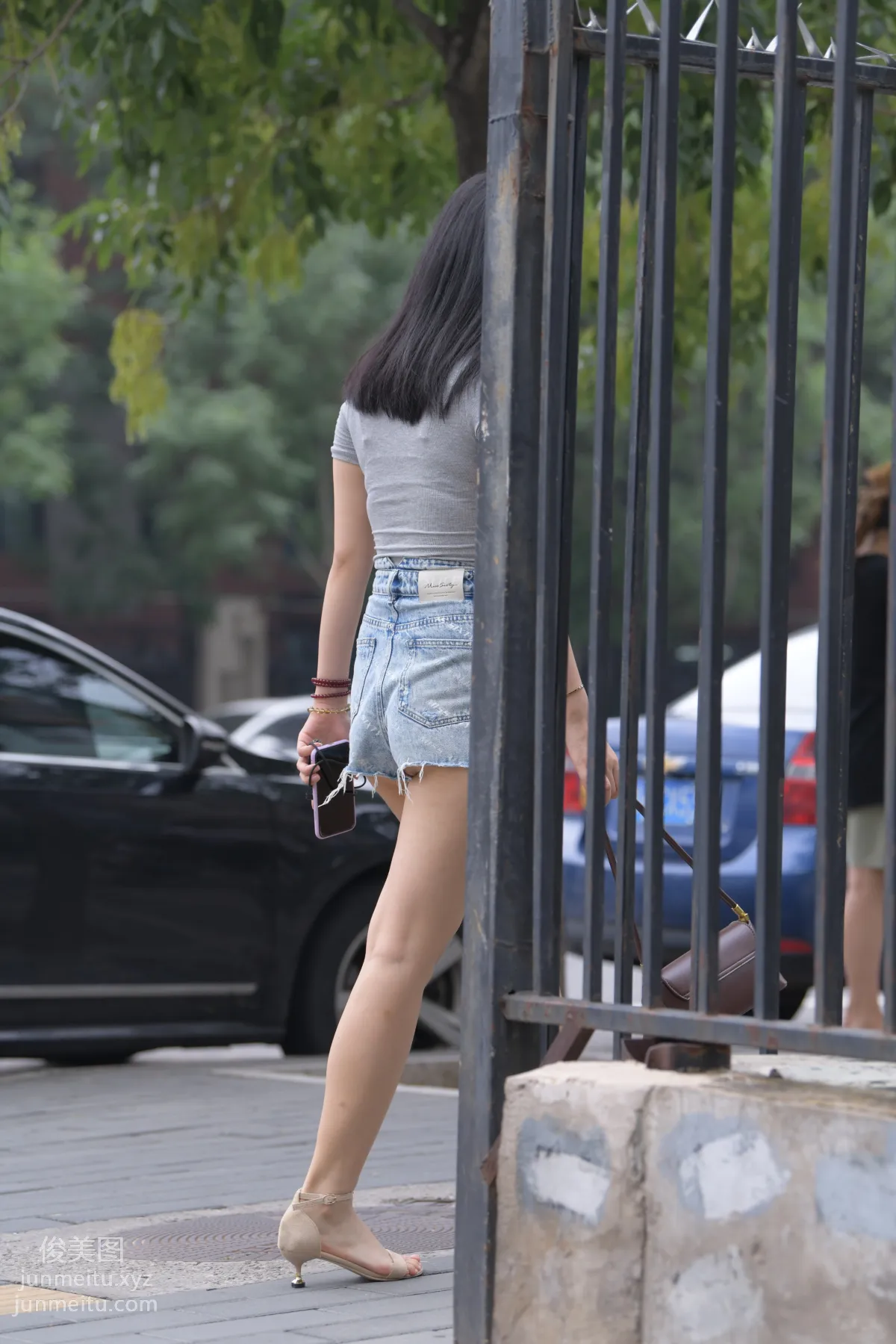 Mojing Street NO.169, A Deer Photography, Denim Short Skirt Beauty [233P] photo 92