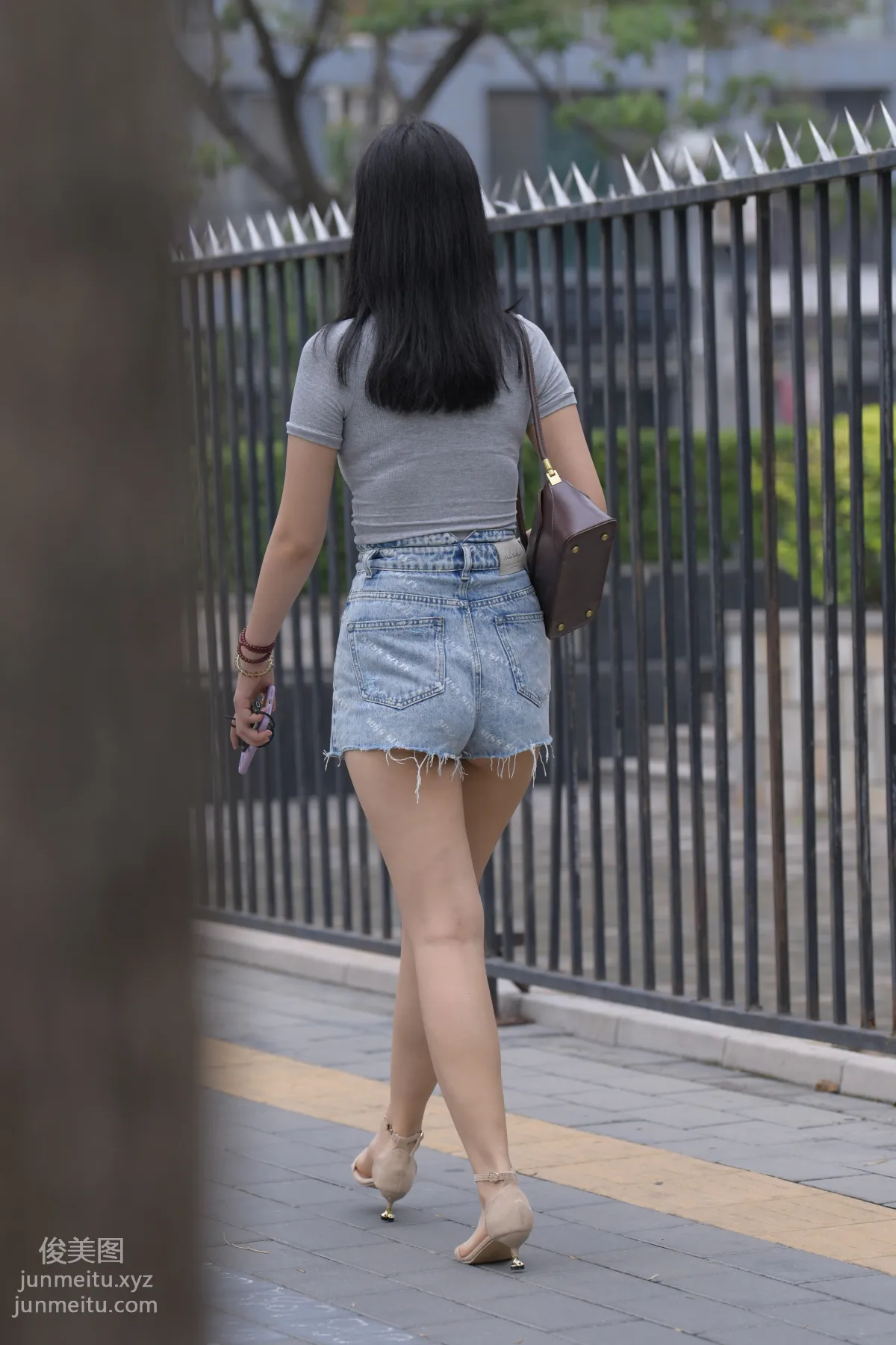 Mojing Street NO.169, A Deer Photography, Denim Short Skirt Beauty [233P] photo 93