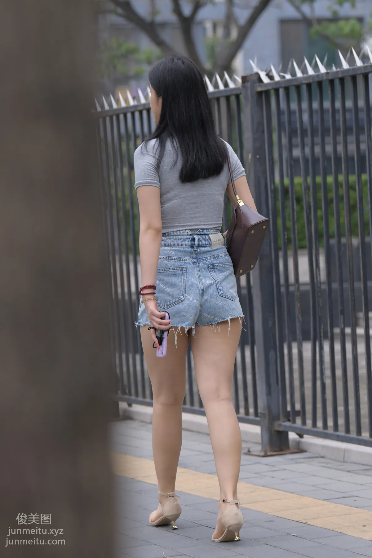 Mojing Street NO.169, A Deer Photography, Denim Short Skirt Beauty [233P] photo 94