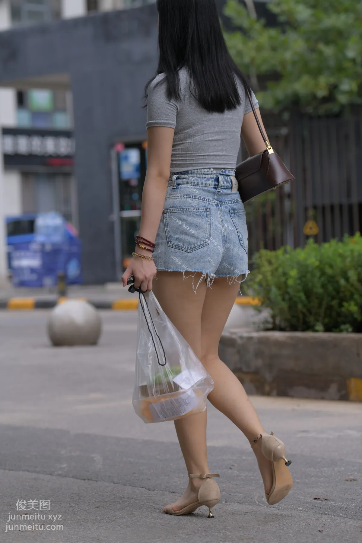 Mojing Street NO.169, A Deer Photography, Denim Short Skirt Beauty [233P] photo 139