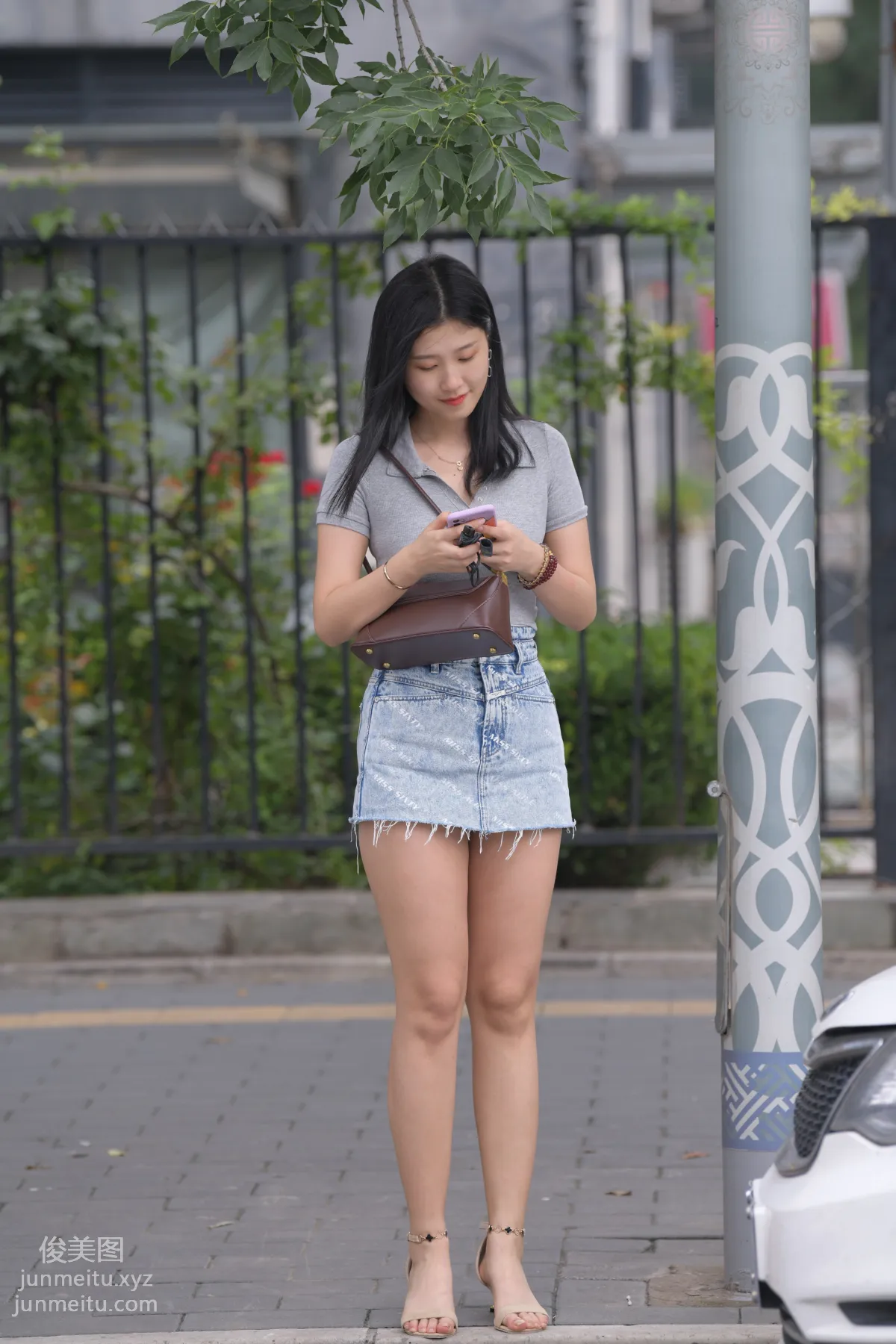 Mojing Street NO.169, A Deer Photography, Denim Short Skirt Beauty [233P] photo 165