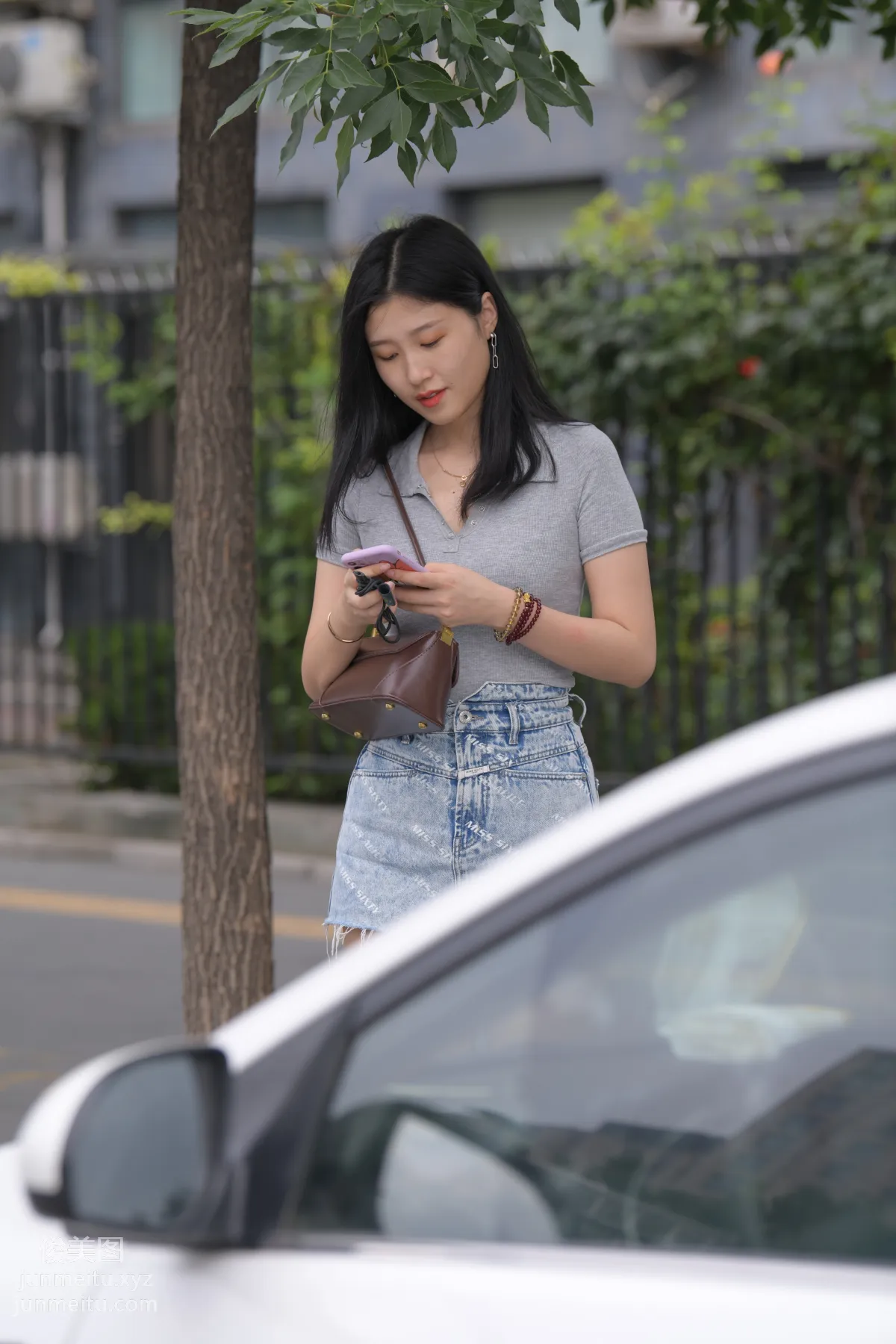Mojing Street NO.169, A Deer Photography, Denim Short Skirt Beauty [233P] photo 166