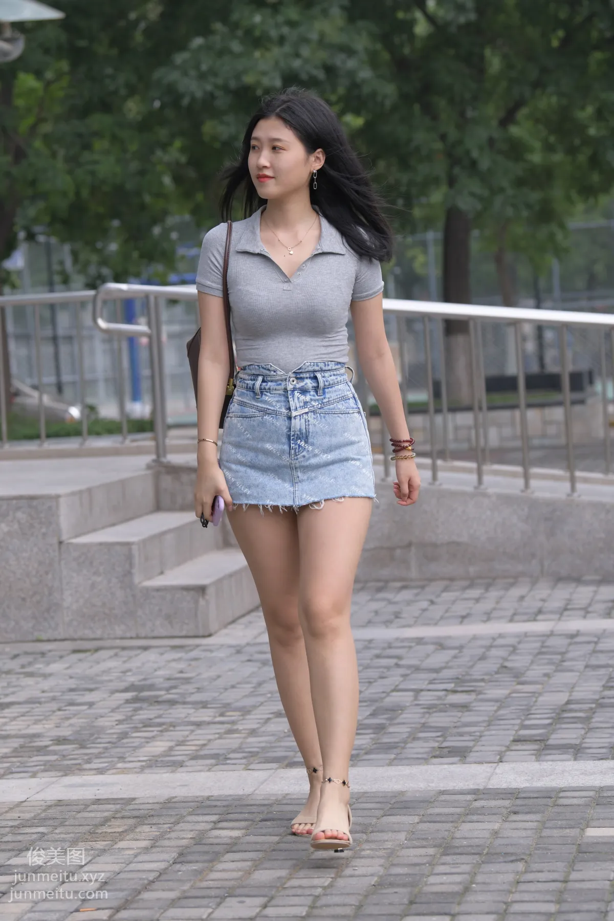 Mojing Street NO.169, A Deer Photography, Denim Short Skirt Beauty [233P] photo 168