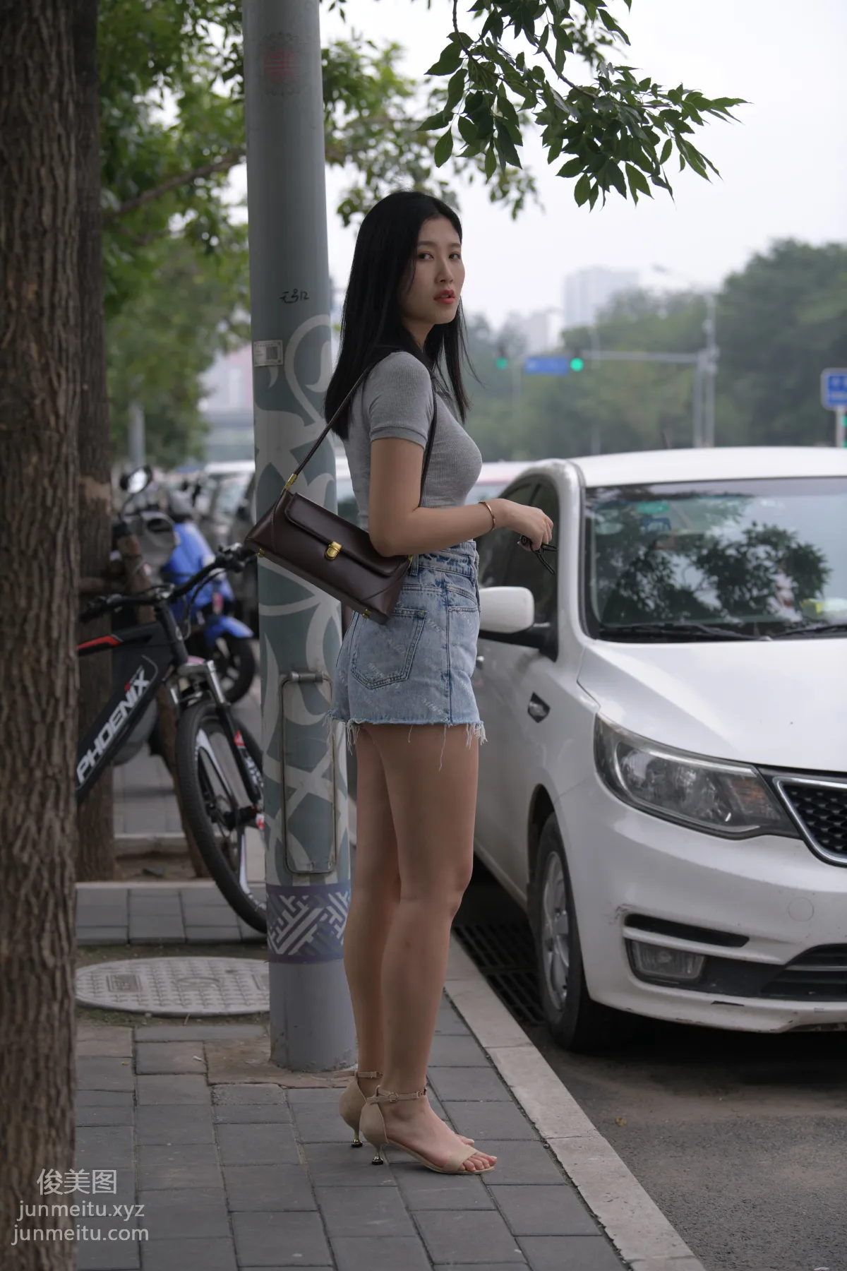 Mojing Street NO.169, A Deer Photography, Denim Short Skirt Beauty [233P] photo 178
