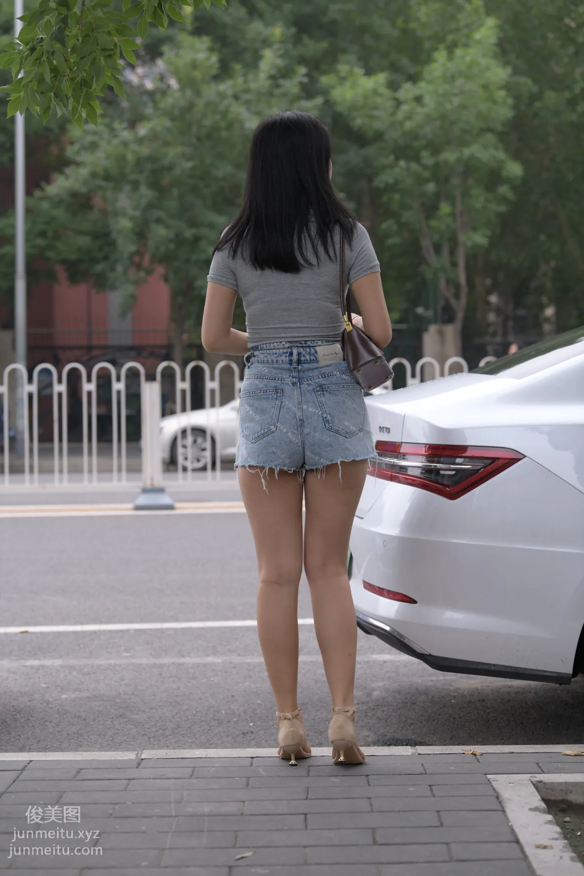 Mojing Street NO.169, A Deer Photography, Denim Short Skirt Beauty [233P] photo 180