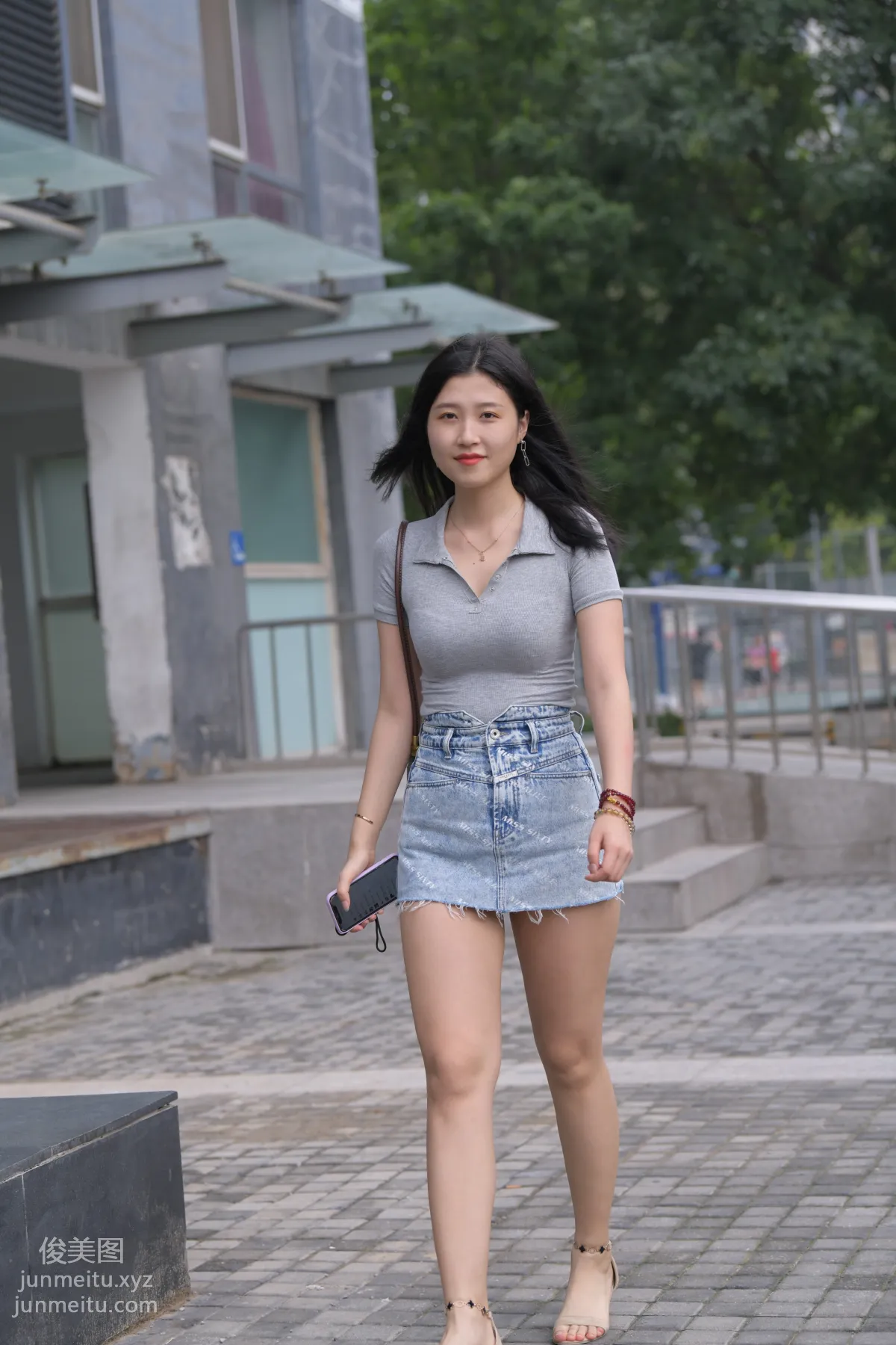 Mojing Street NO.169, A Deer Photography, Denim Short Skirt Beauty [233P] photo 190