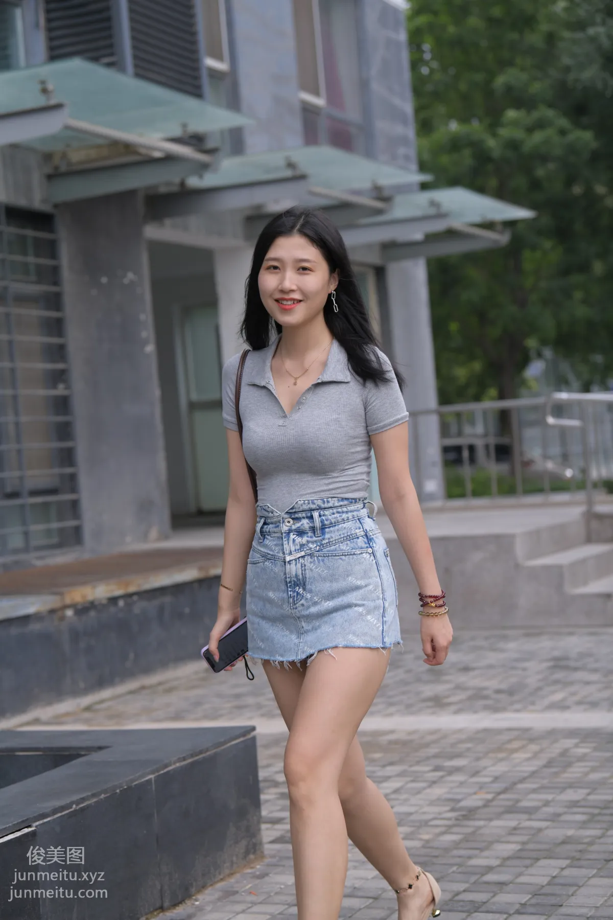 Mojing Street NO.169, A Deer Photography, Denim Short Skirt Beauty [233P] photo 201