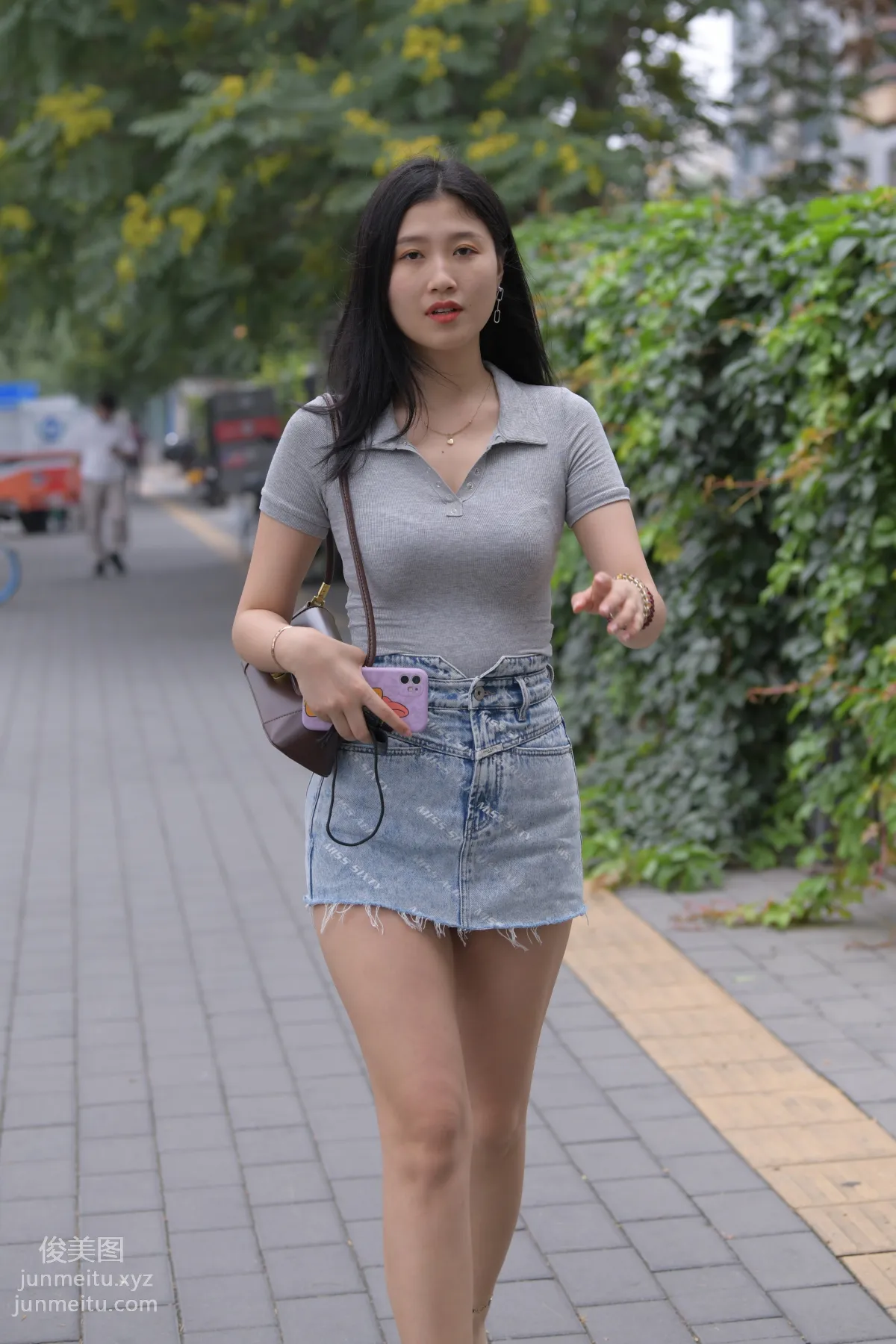 Mojing Street NO.169, A Deer Photography, Denim Short Skirt Beauty [233P] photo 207