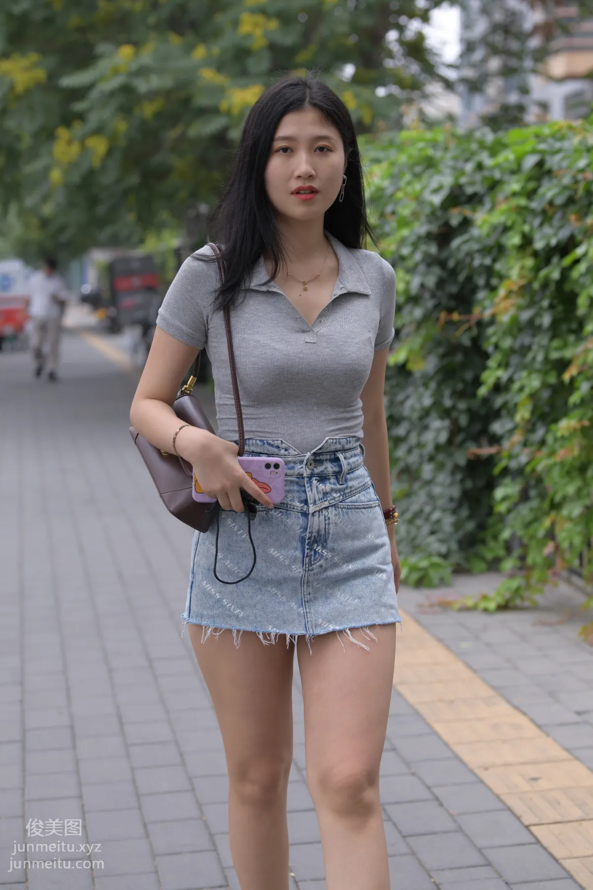 Mojing Street NO.169, A Deer Photography, Denim Short Skirt Beauty [233P] photo 208