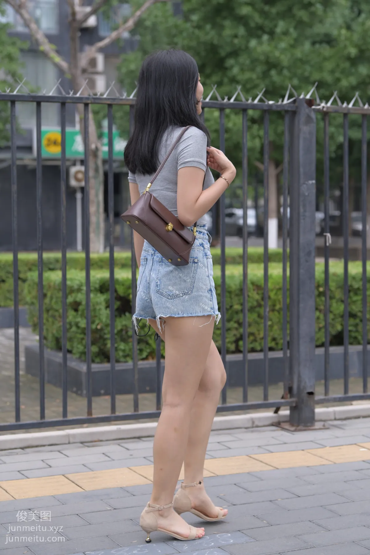 Mojing Street NO.169, A Deer Photography, Denim Short Skirt Beauty [233P] photo 216