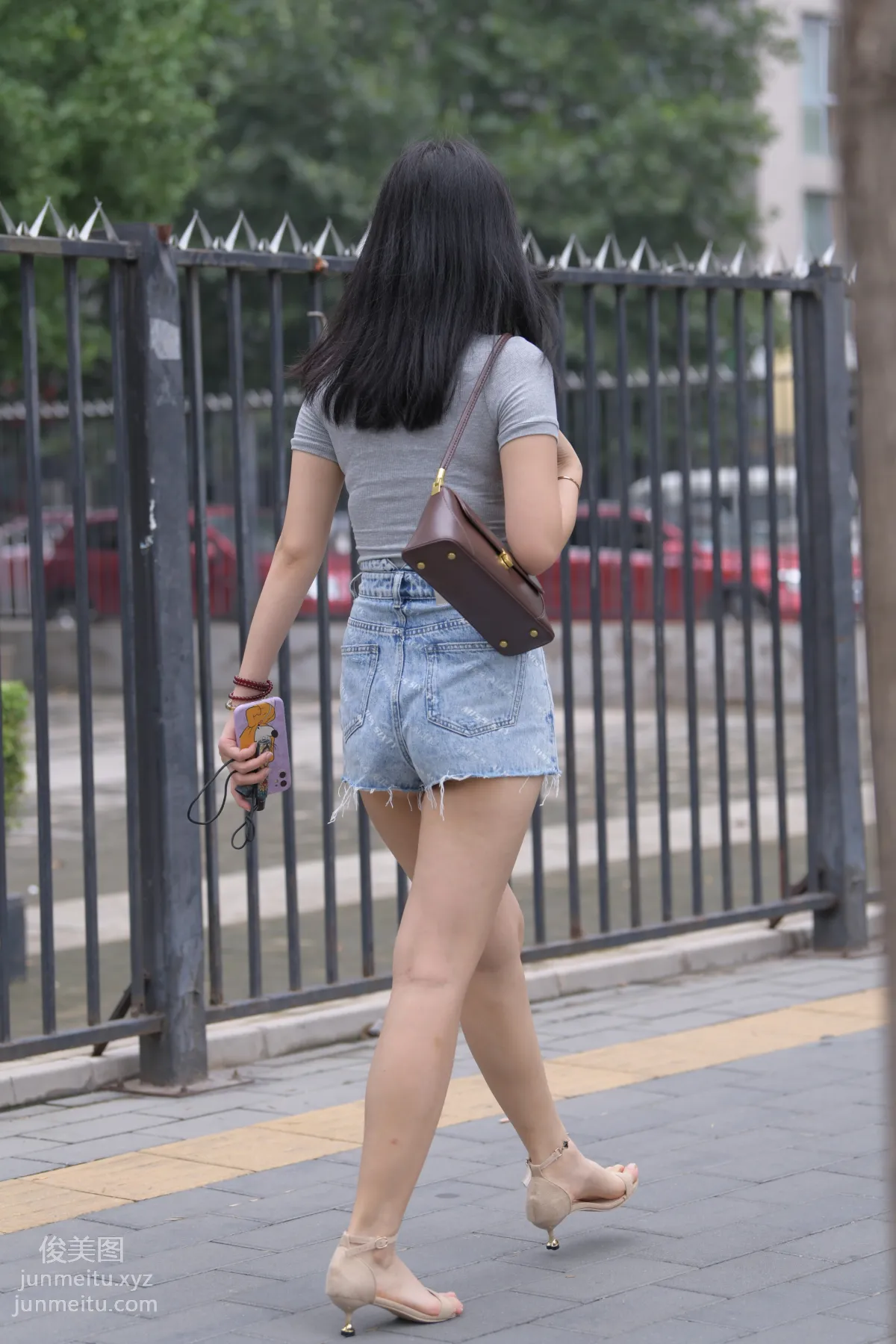 Mojing Street NO.169, A Deer Photography, Denim Short Skirt Beauty [233P] photo 220