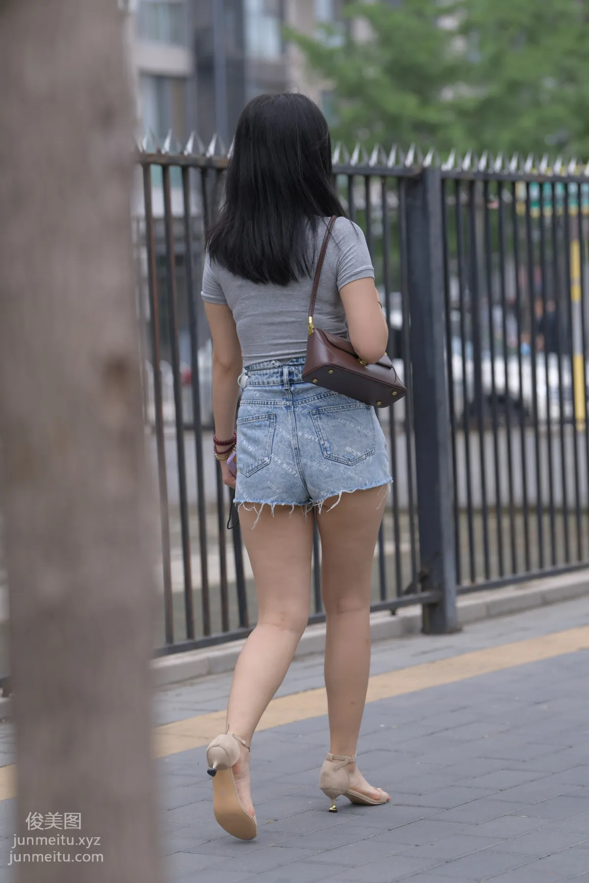Mojing Street NO.169, A Deer Photography, Denim Short Skirt Beauty [233P] photo 222