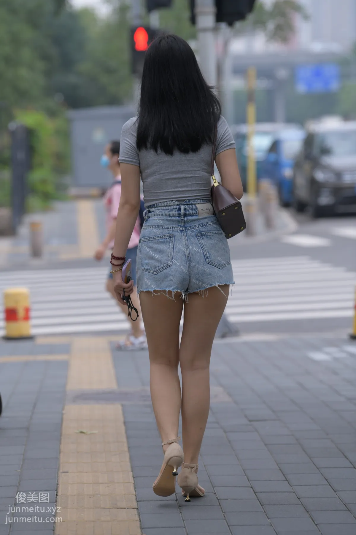 Mojing Street NO.169, A Deer Photography, Denim Short Skirt Beauty [233P] photo 224
