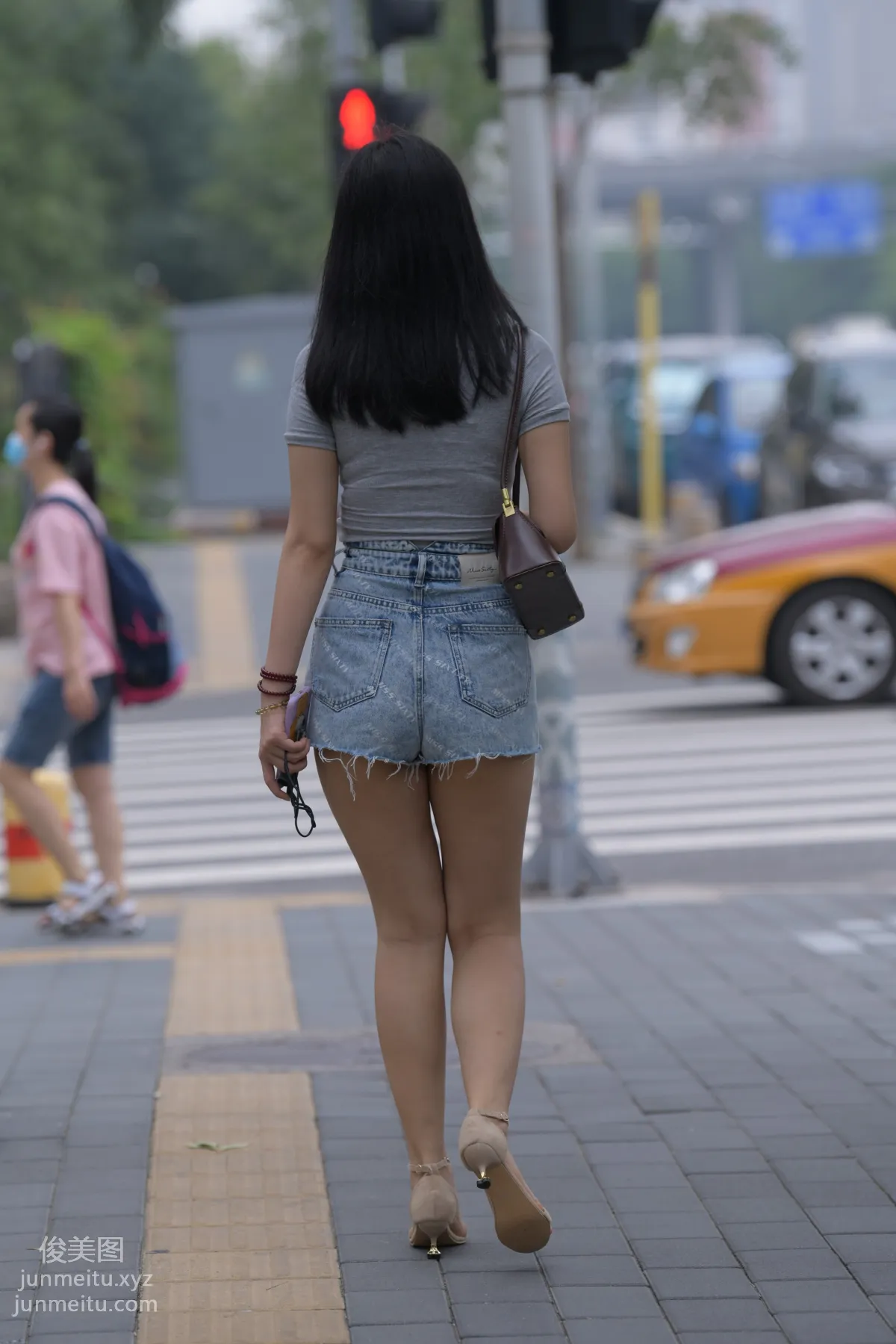 Mojing Street NO.169, A Deer Photography, Denim Short Skirt Beauty [233P] photo 225