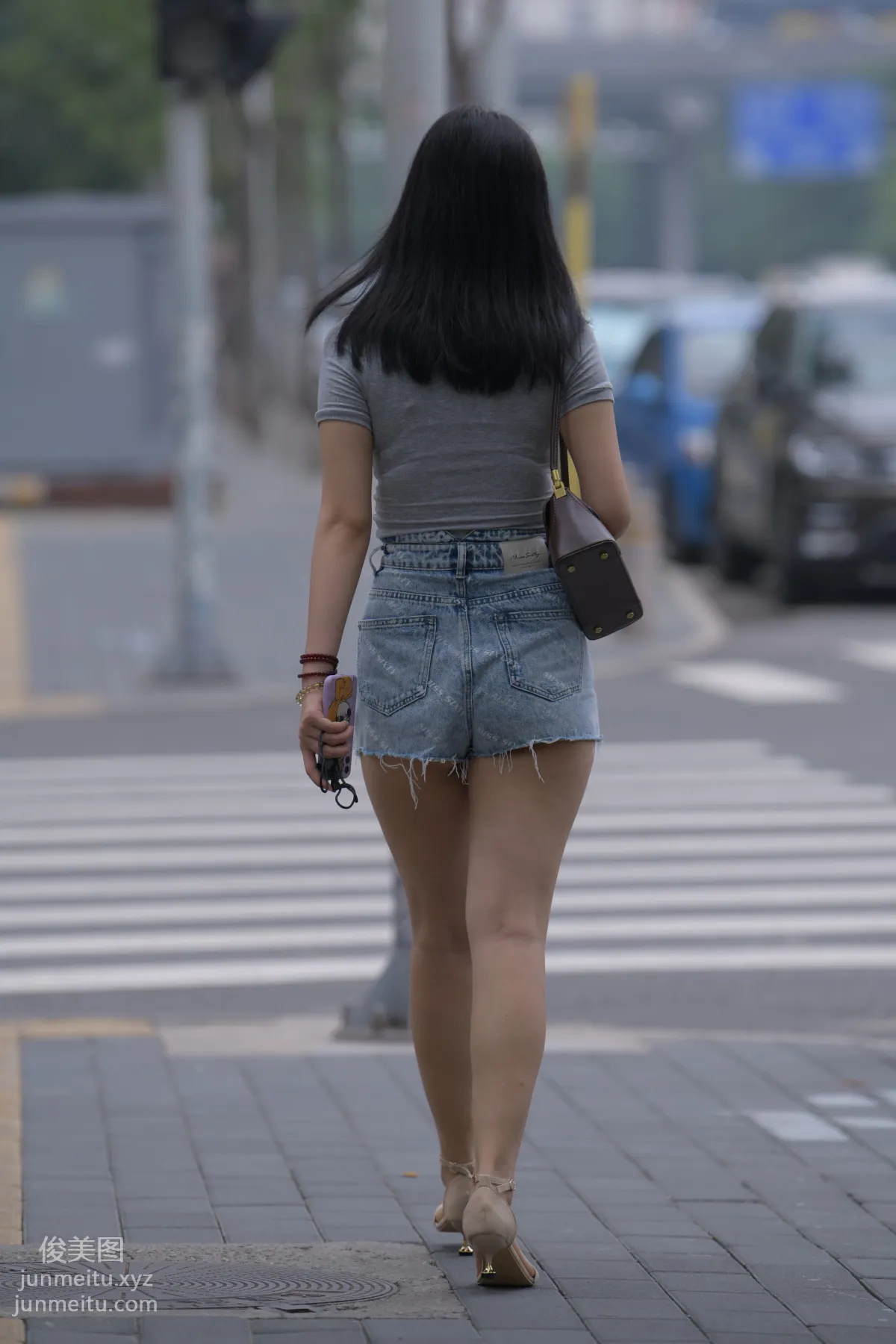 Mojing Street NO.169, A Deer Photography, Denim Short Skirt Beauty [233P] photo 226