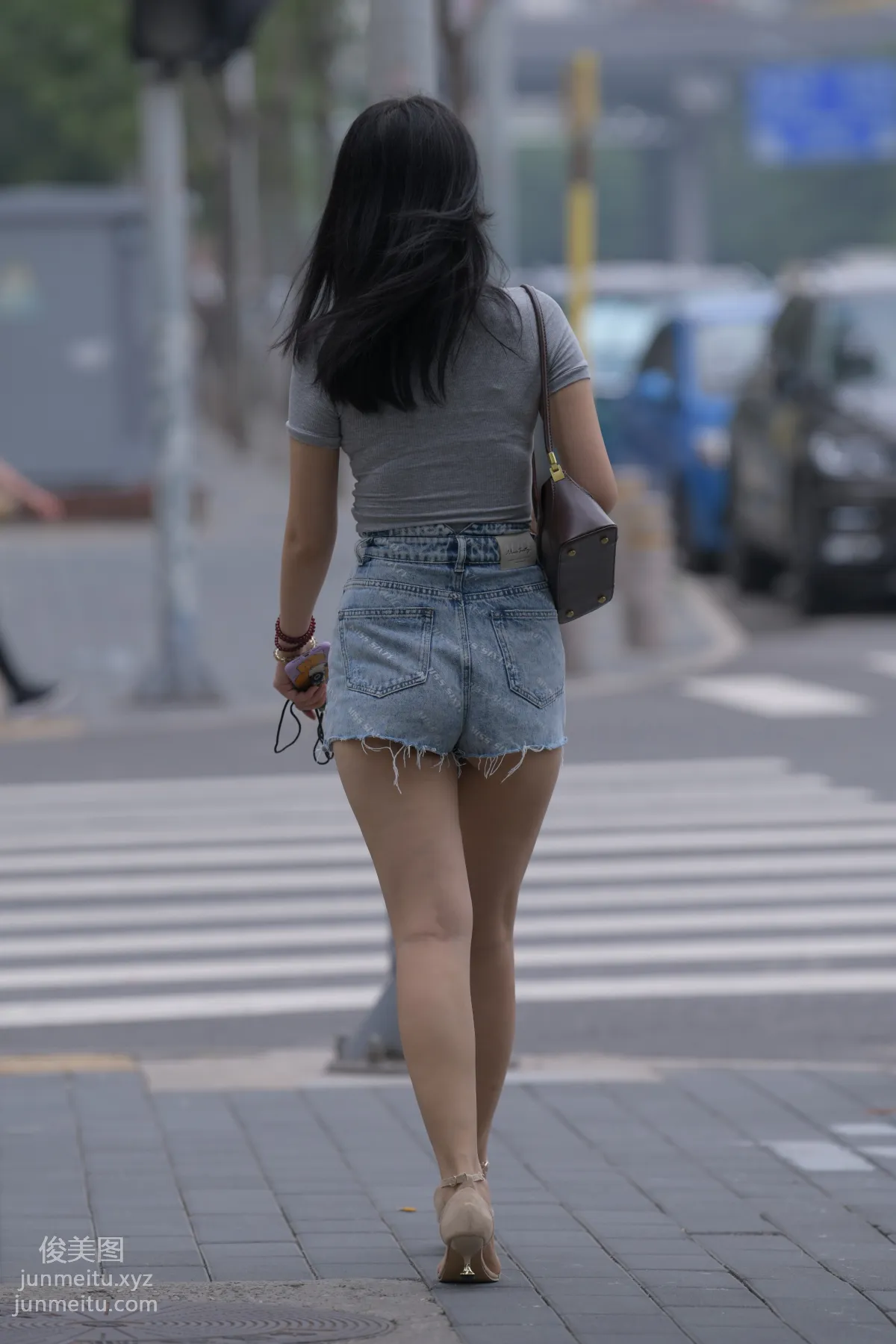 Mojing Street NO.169, A Deer Photography, Denim Short Skirt Beauty [233P] photo 227
