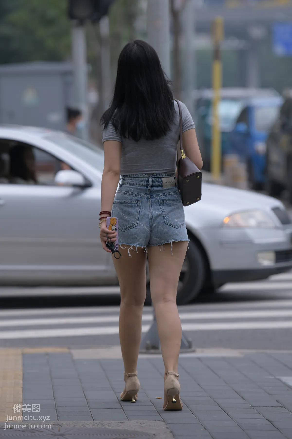 Mojing Street NO.169, A Deer Photography, Denim Short Skirt Beauty [233P] photo 228