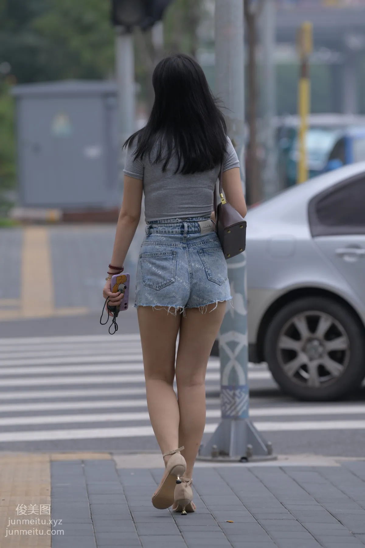 Mojing Street NO.169, A Deer Photography, Denim Short Skirt Beauty [233P] photo 229