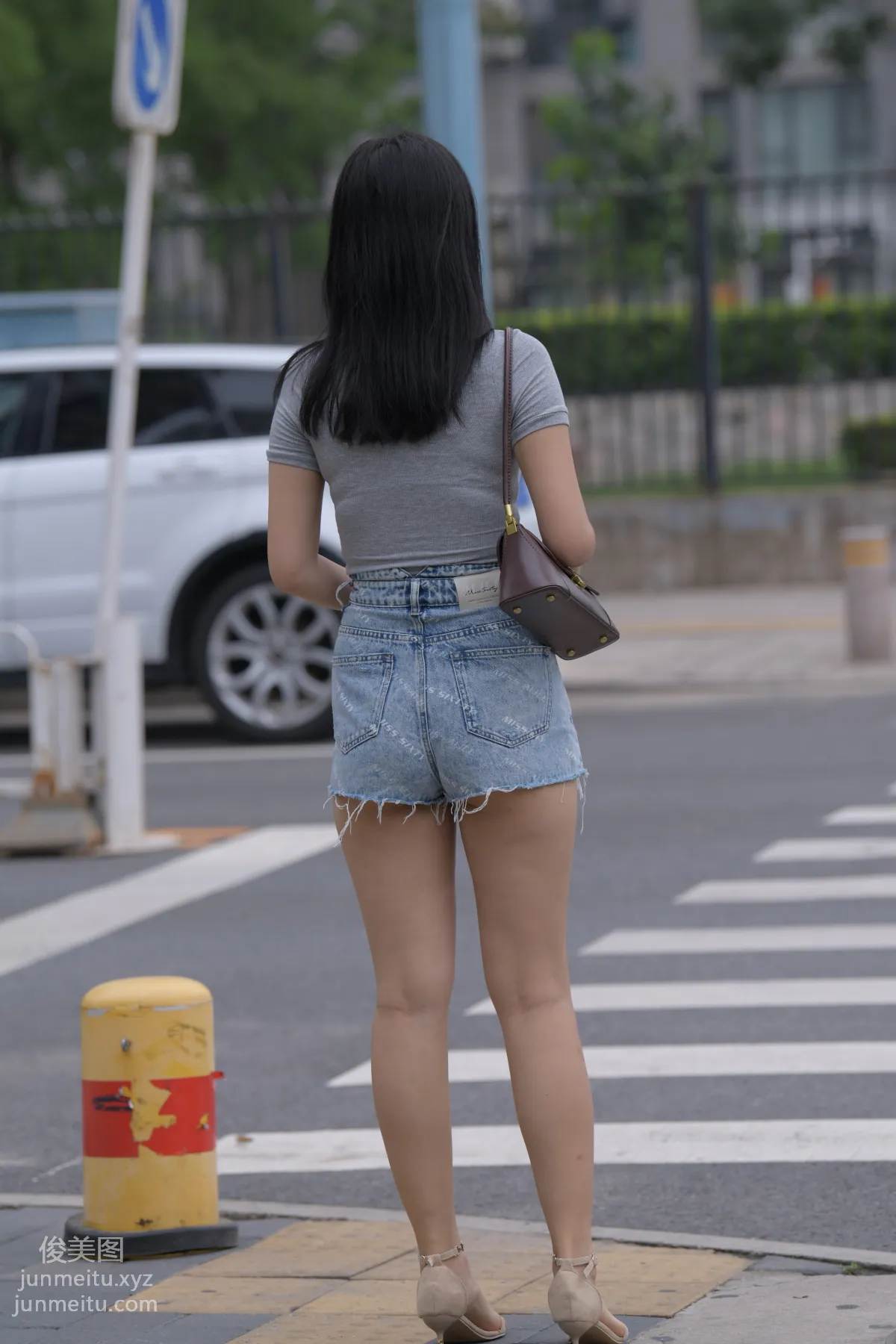 Mojing Street NO.169, A Deer Photography, Denim Short Skirt Beauty [233P] photo 230
