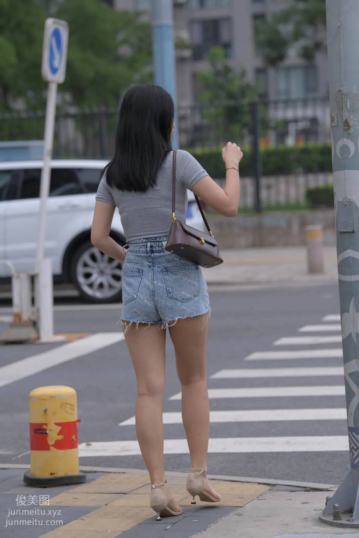 Mojing Street NO.169, A Deer Photography, Denim Short Skirt Beauty [233P] photo 231