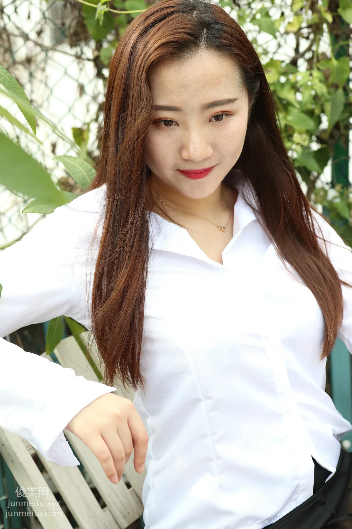 Mojing Street NO.171, Nude Stockings and Black Stockings Rooftop Shoot [294P] photo 87