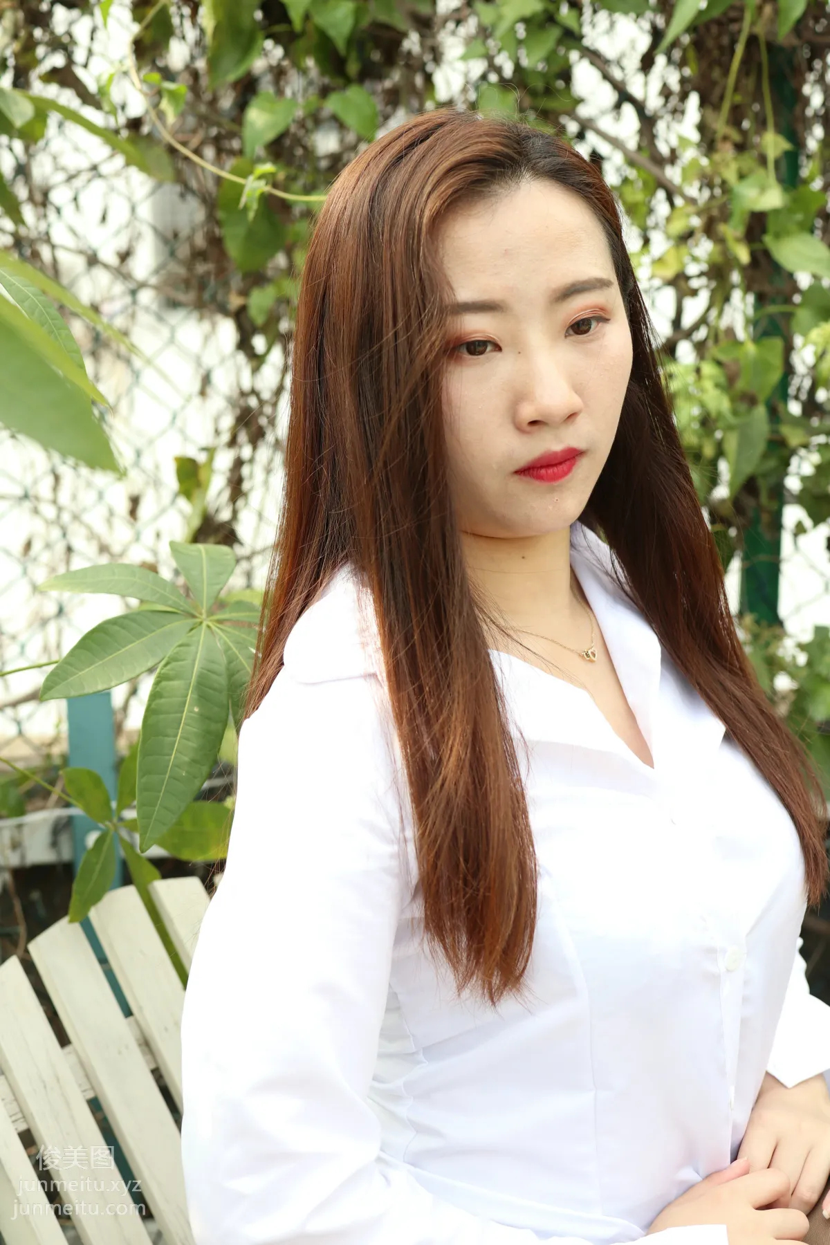 Mojing Street NO.171, Nude Stockings and Black Stockings Rooftop Shoot [294P] photo 88