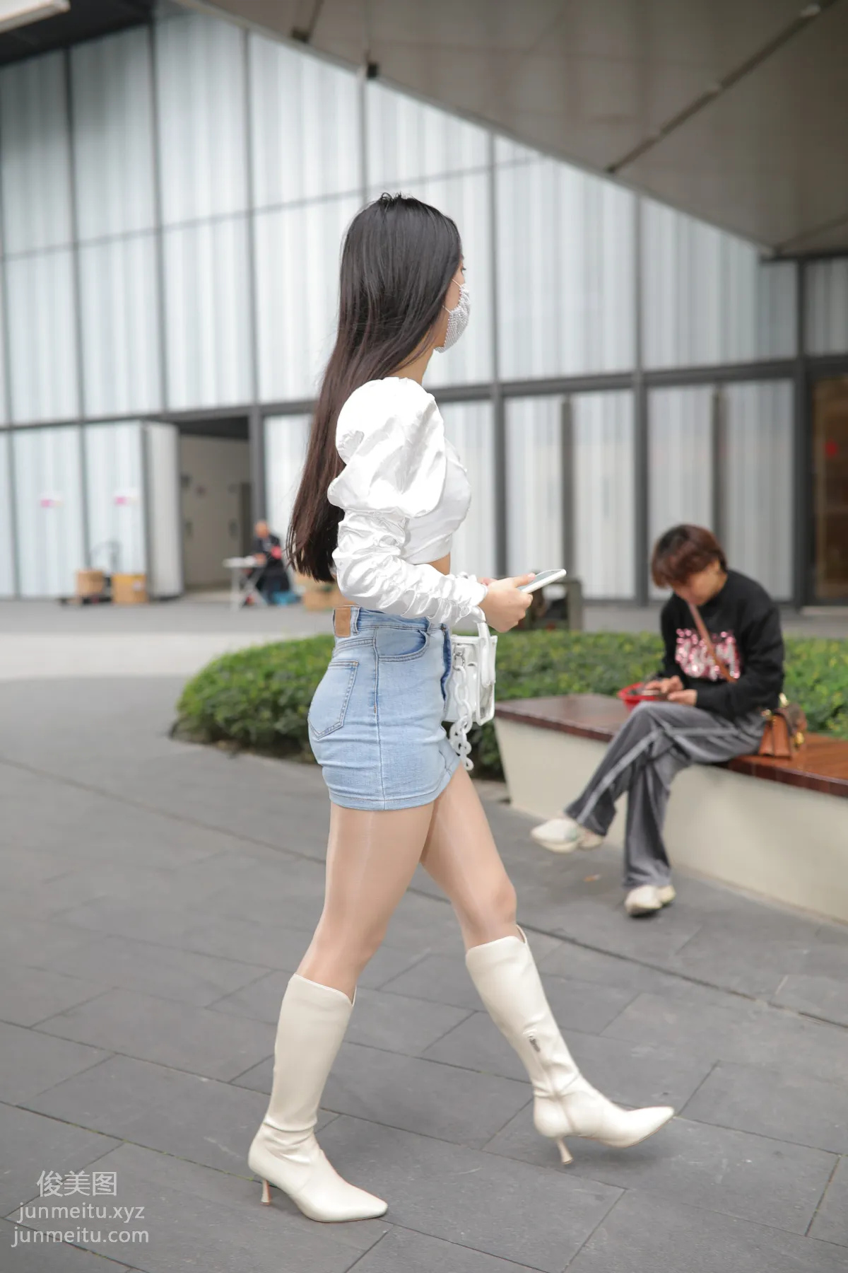 Mojing Street NO.170, Kane Street Photography, Denim Skirt Girl [302P] photo 2