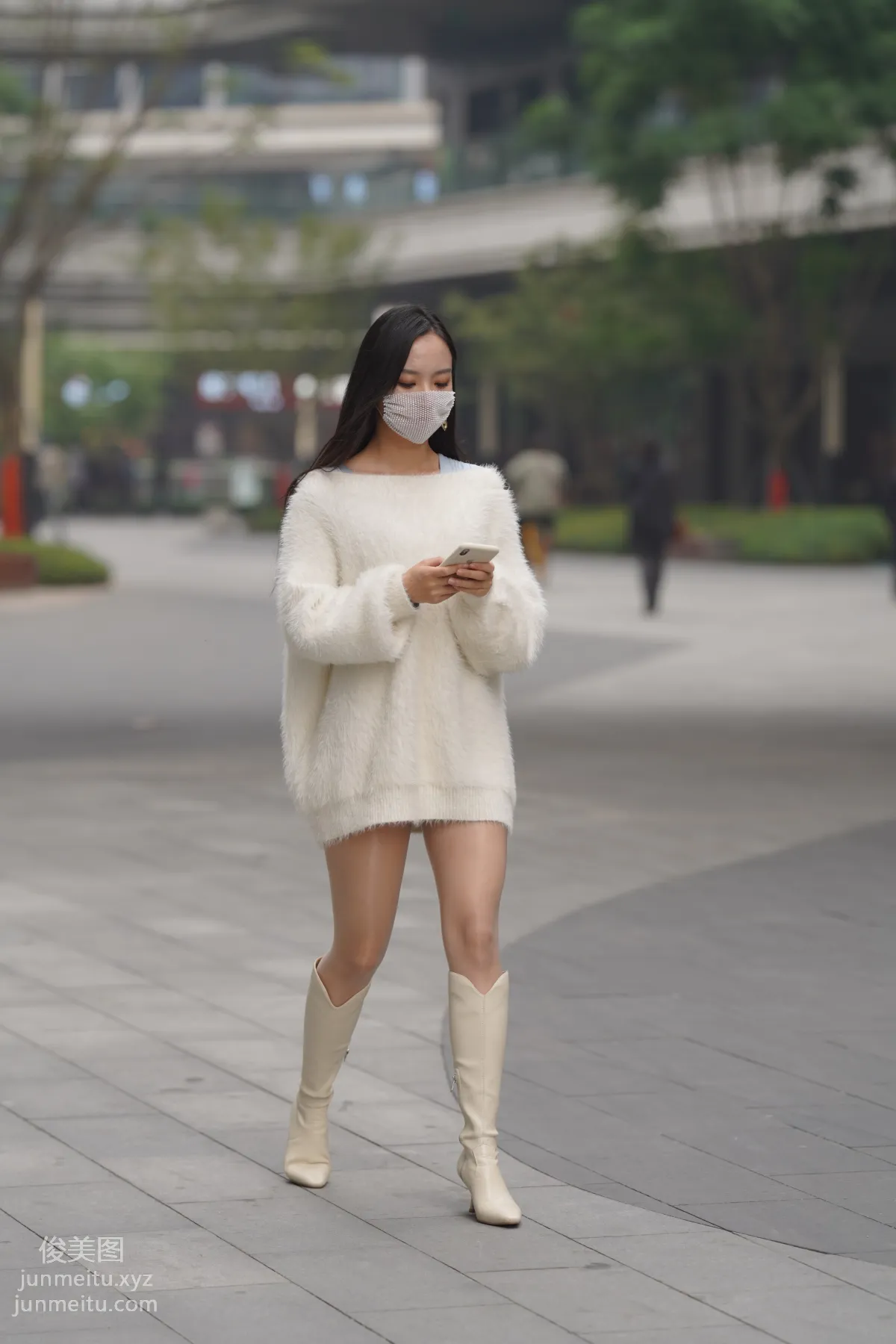Mojing Street NO.170, Kane Street Photography, Denim Skirt Girl [302P] photo 3