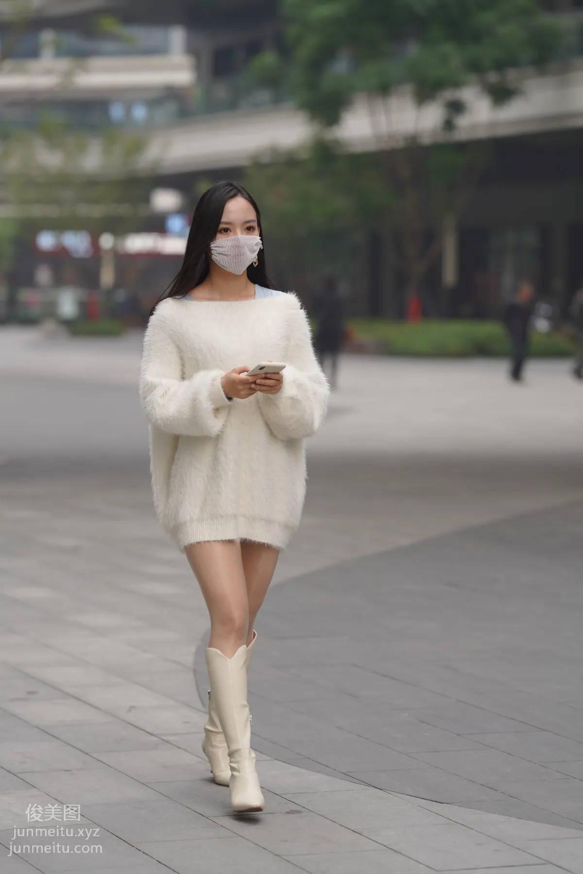 Mojing Street NO.170, Kane Street Photography, Denim Skirt Girl [302P] photo 4
